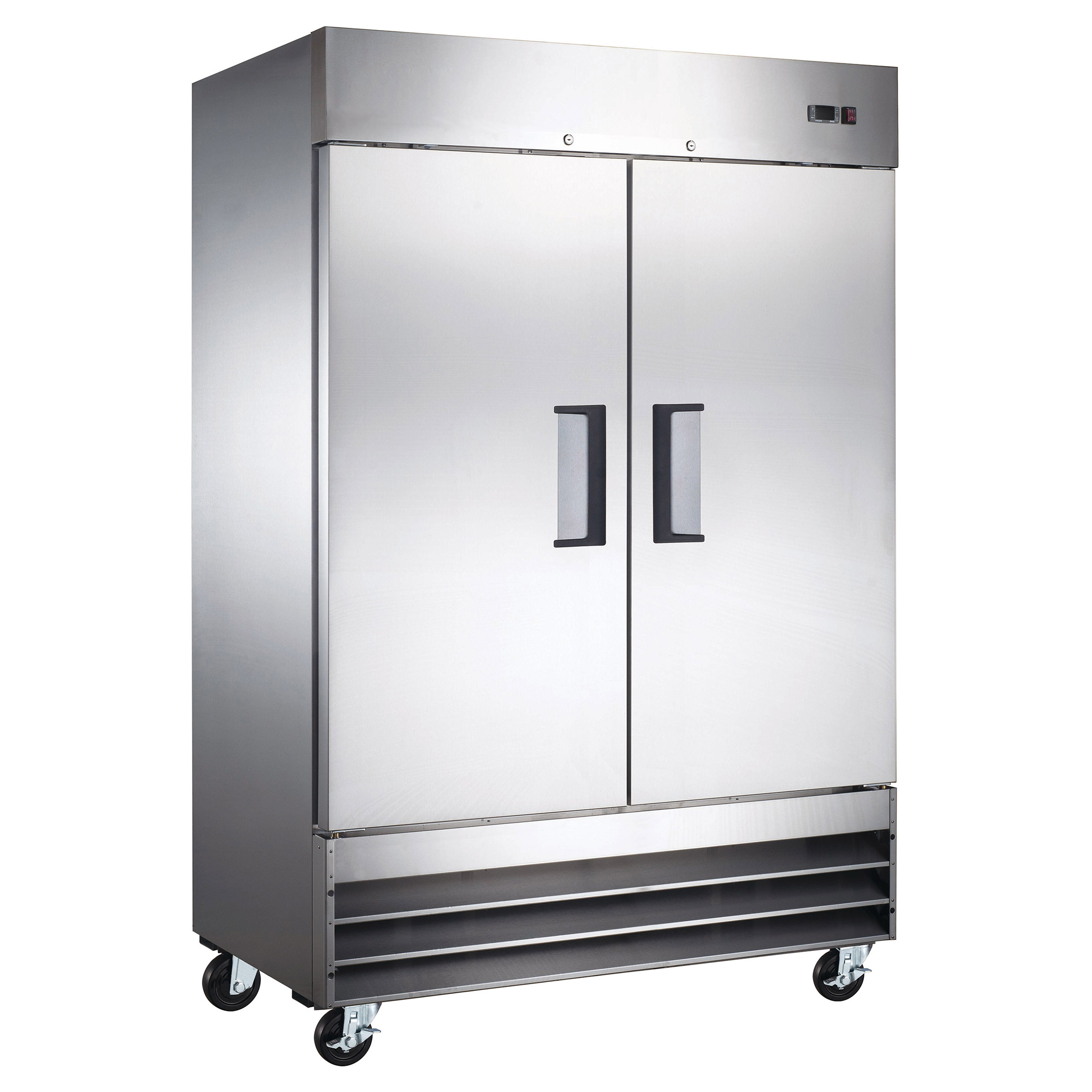ボブバーグ２ No.47 Eurodib 54 in. 47 cu ft. Stainless Steel Commercial Solid 2 Door
