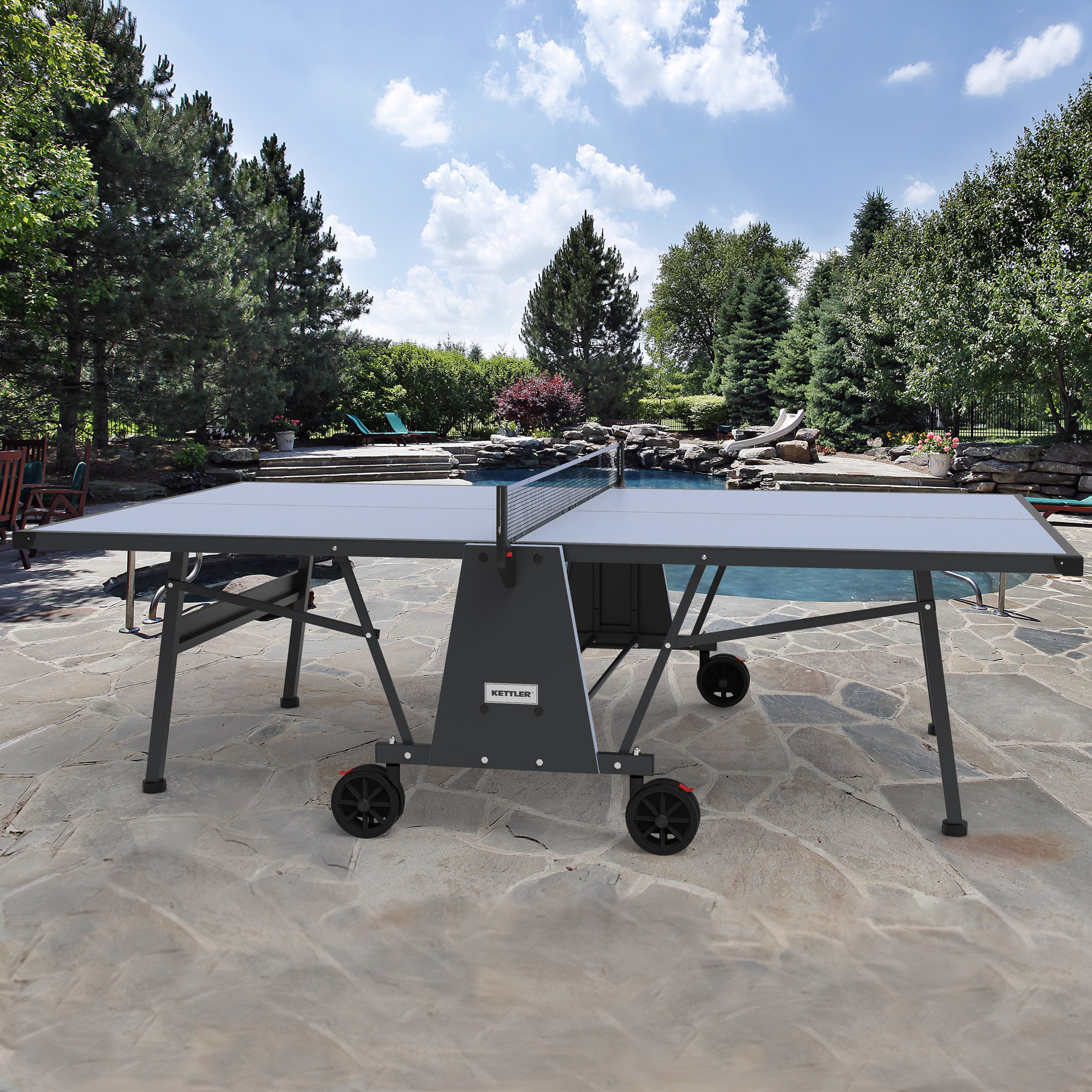 costco kettler outdoor monte carlo bundle Stackable Side Chair  USA Setup is a breeze KETTLER Monaco Outdoor Table Tennis