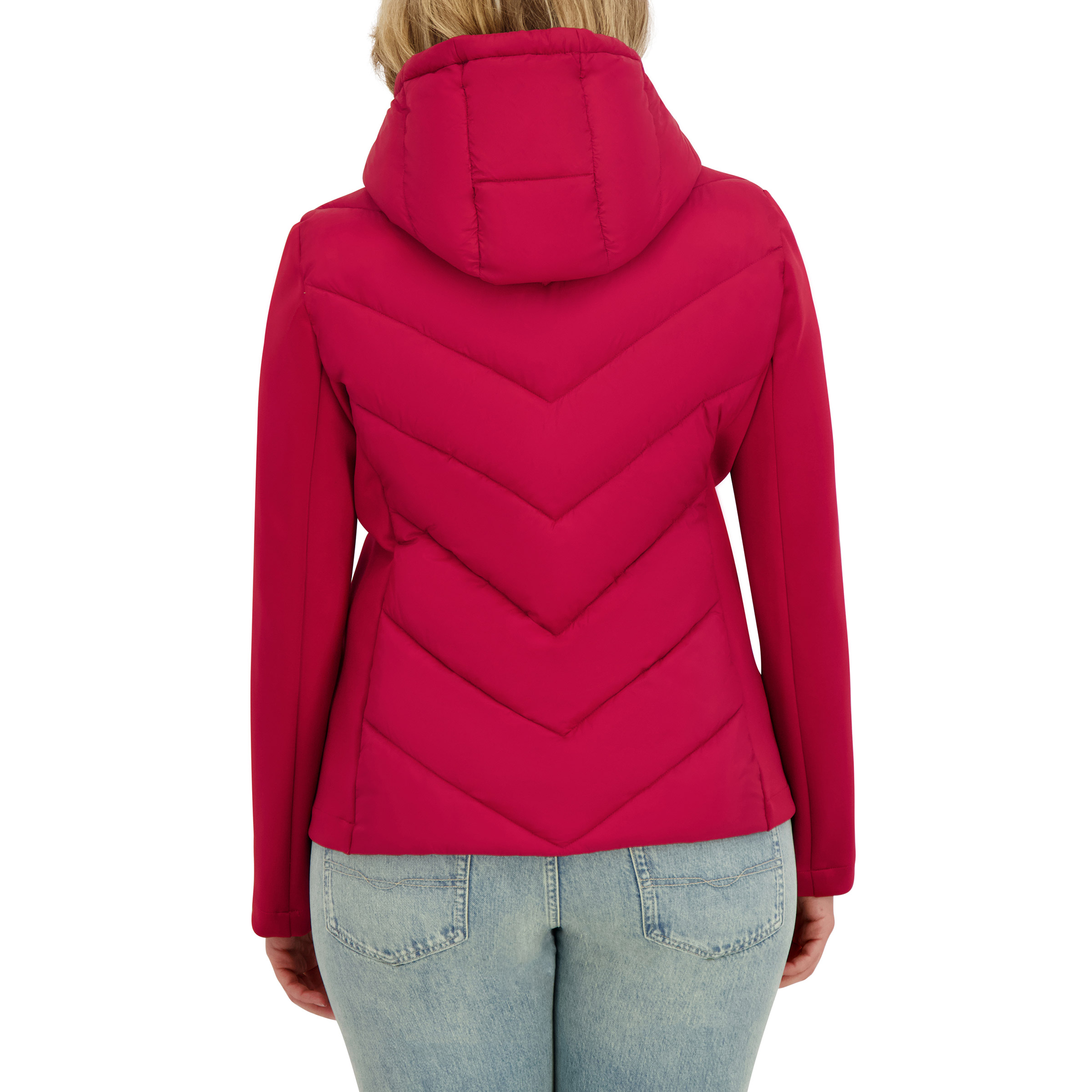 DKNY Women's Mixed Media Jacket | Costco