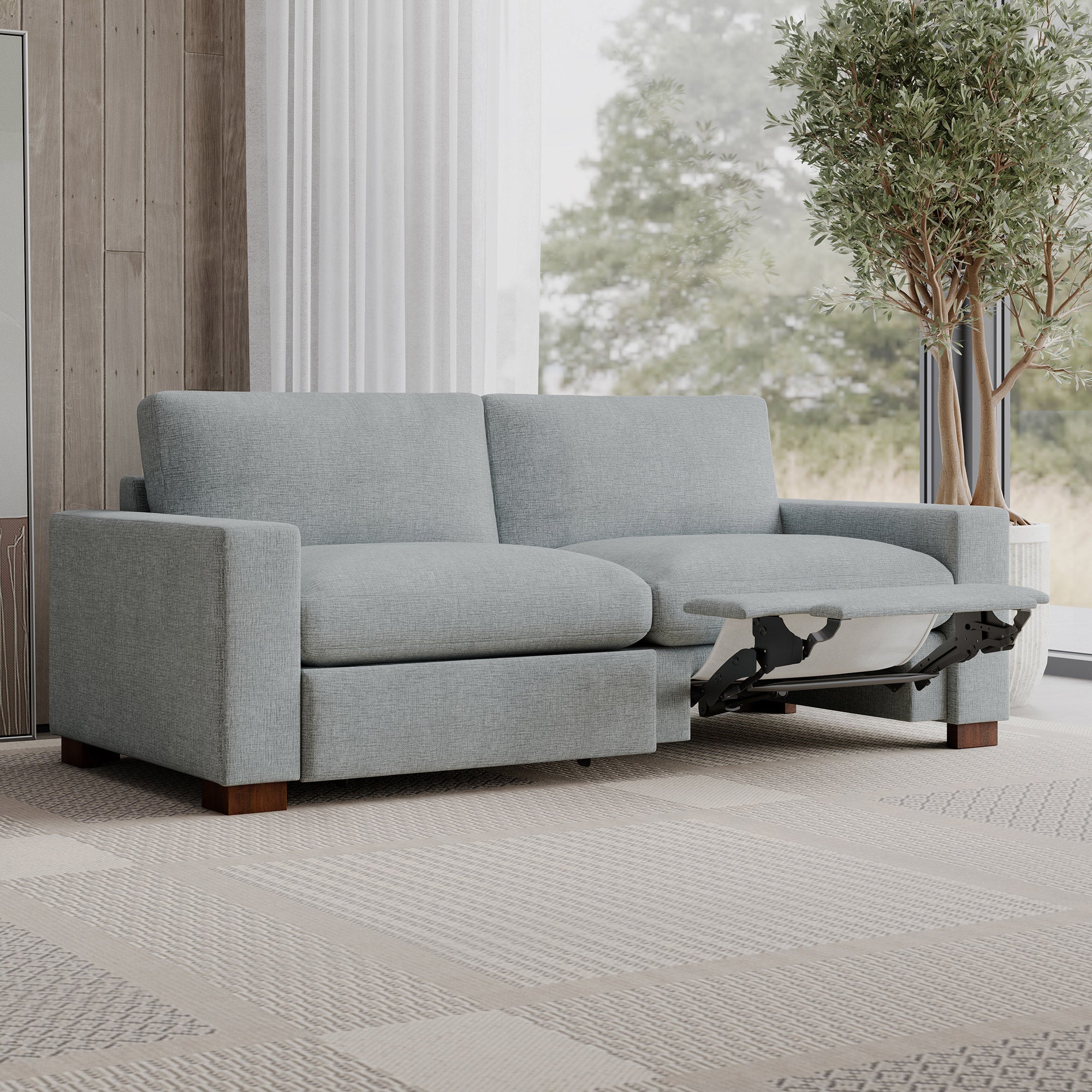 Henredon Skye Sofa with 2 Power Footrests | Costco