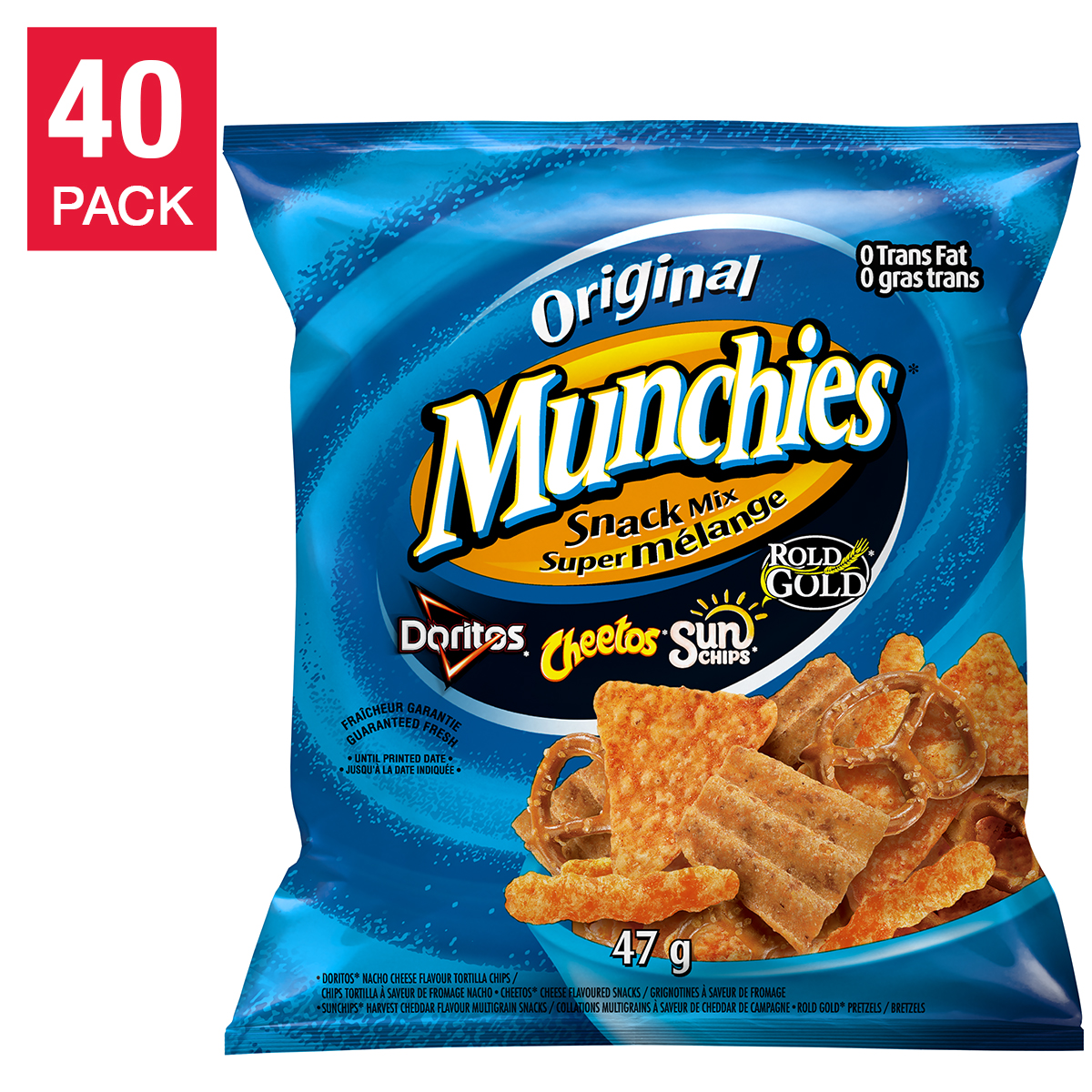 Munchies Original Snack Mix, 40 x 47 g