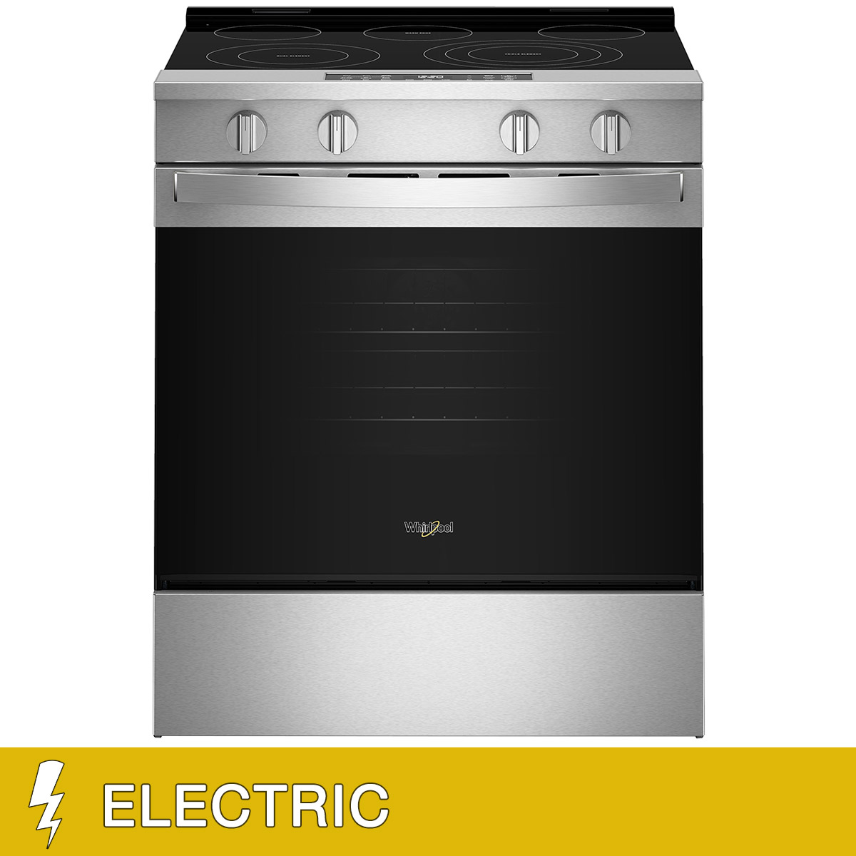 Whirlpool 5.3 cu. ft. Slide-in ELECTRIC Range with Air Cooking Technology