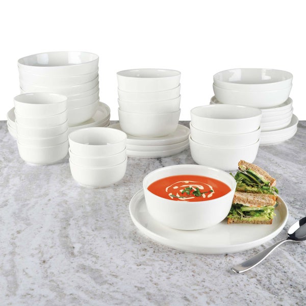 Mikasa Samantha 40-piece Bone China Dinnerware Set | Costco Mikasa Samantha 40-piece Bone China Dinnerware Set | Costco