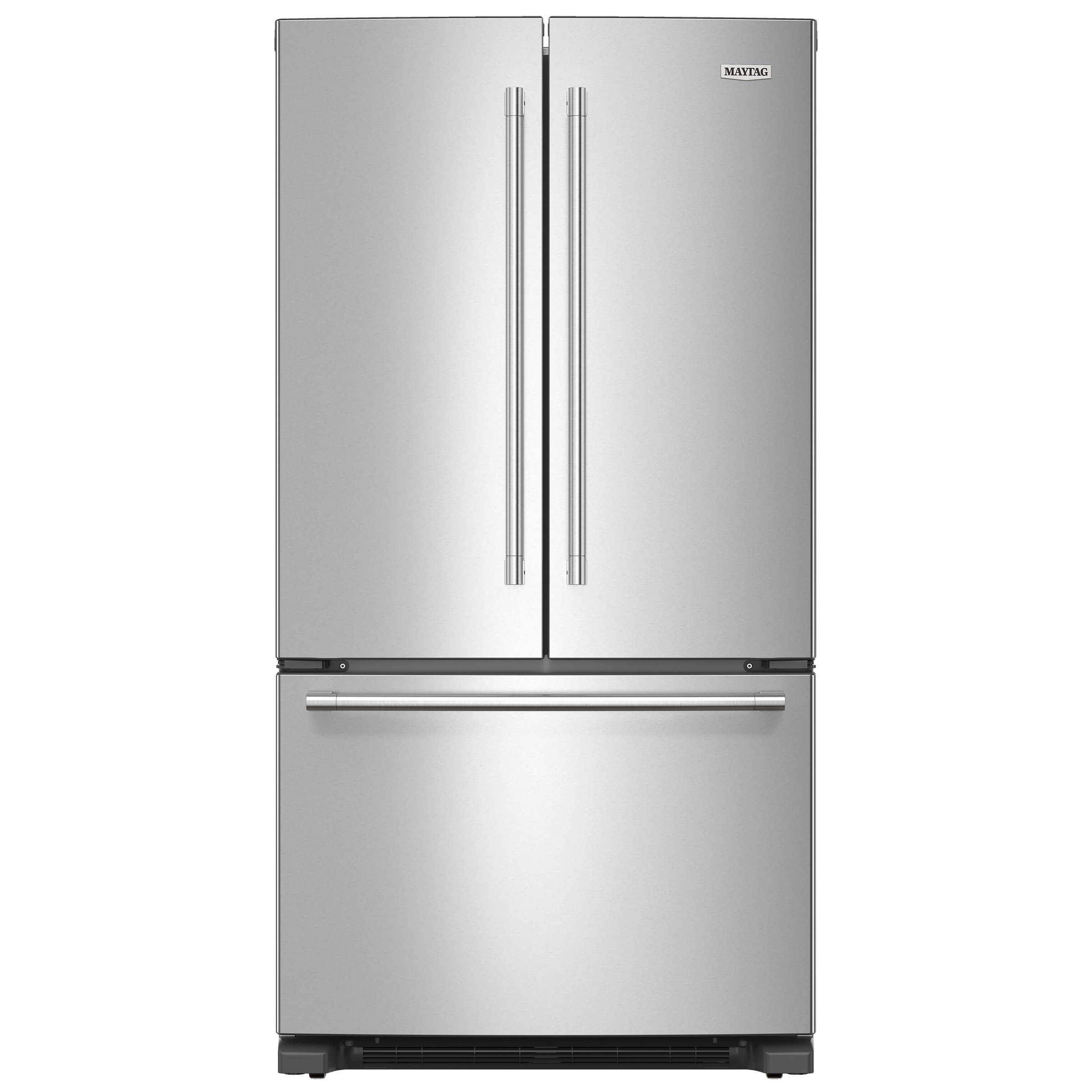 Maytag 25 Cu. Ft  36 Inch Wide French Door Bottom Mount Refrigerator with Max Cool Setting