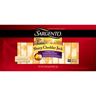 Sargento Sharp Cheddar-Jack Snacks, 21 g, 48-count