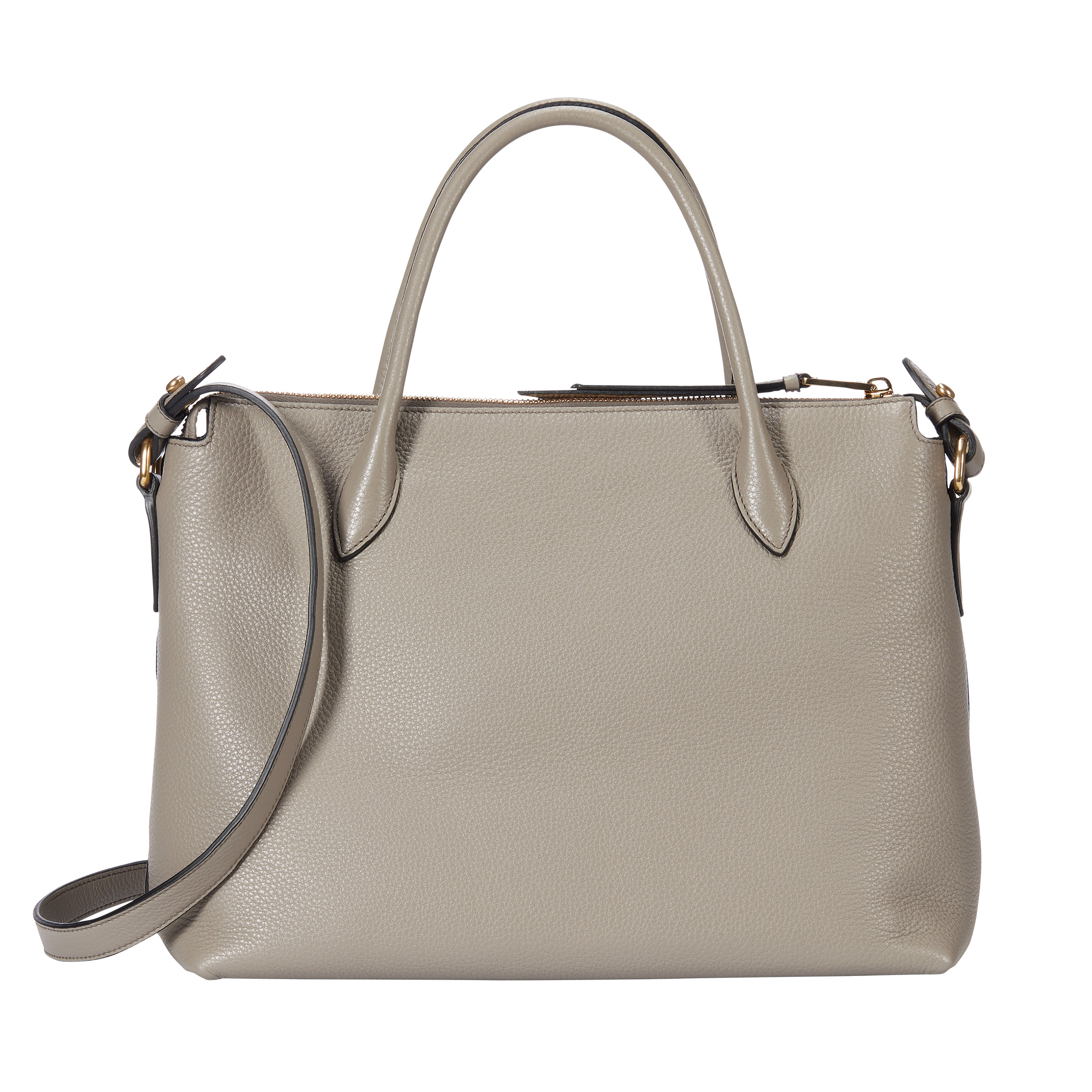 Prada Leather Shoulder Bag, Gray | Costco