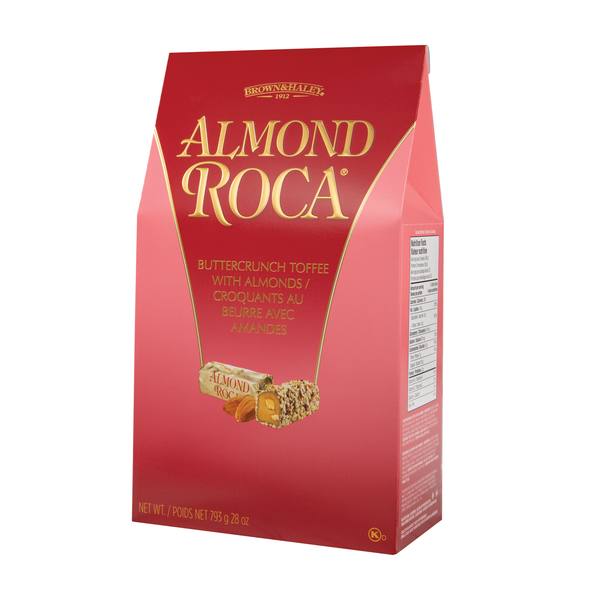 ROCA Almond Collection Buttercrunch Toffee, 793 g