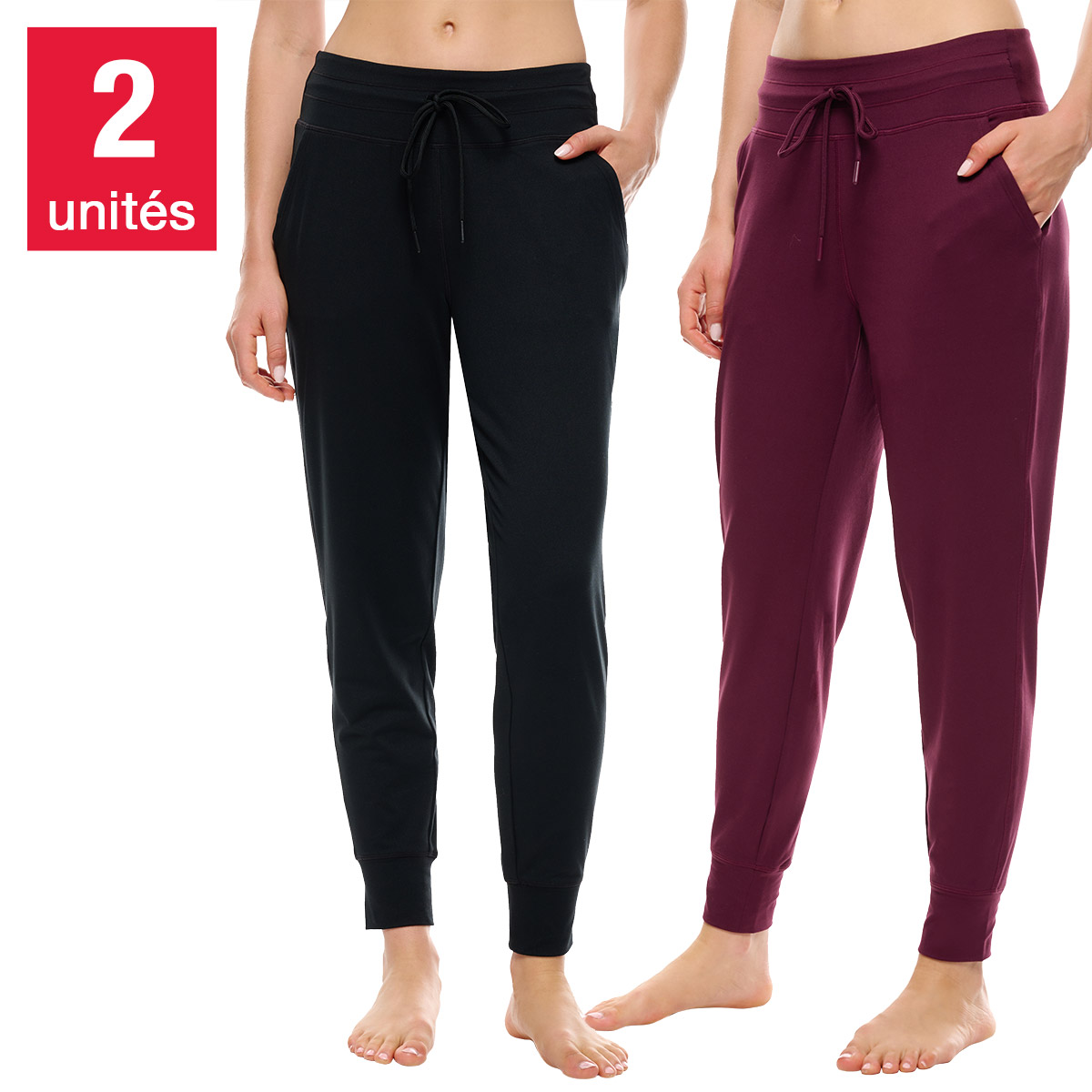Lolë – Pantalon de détente pour femmes, 2 pièces