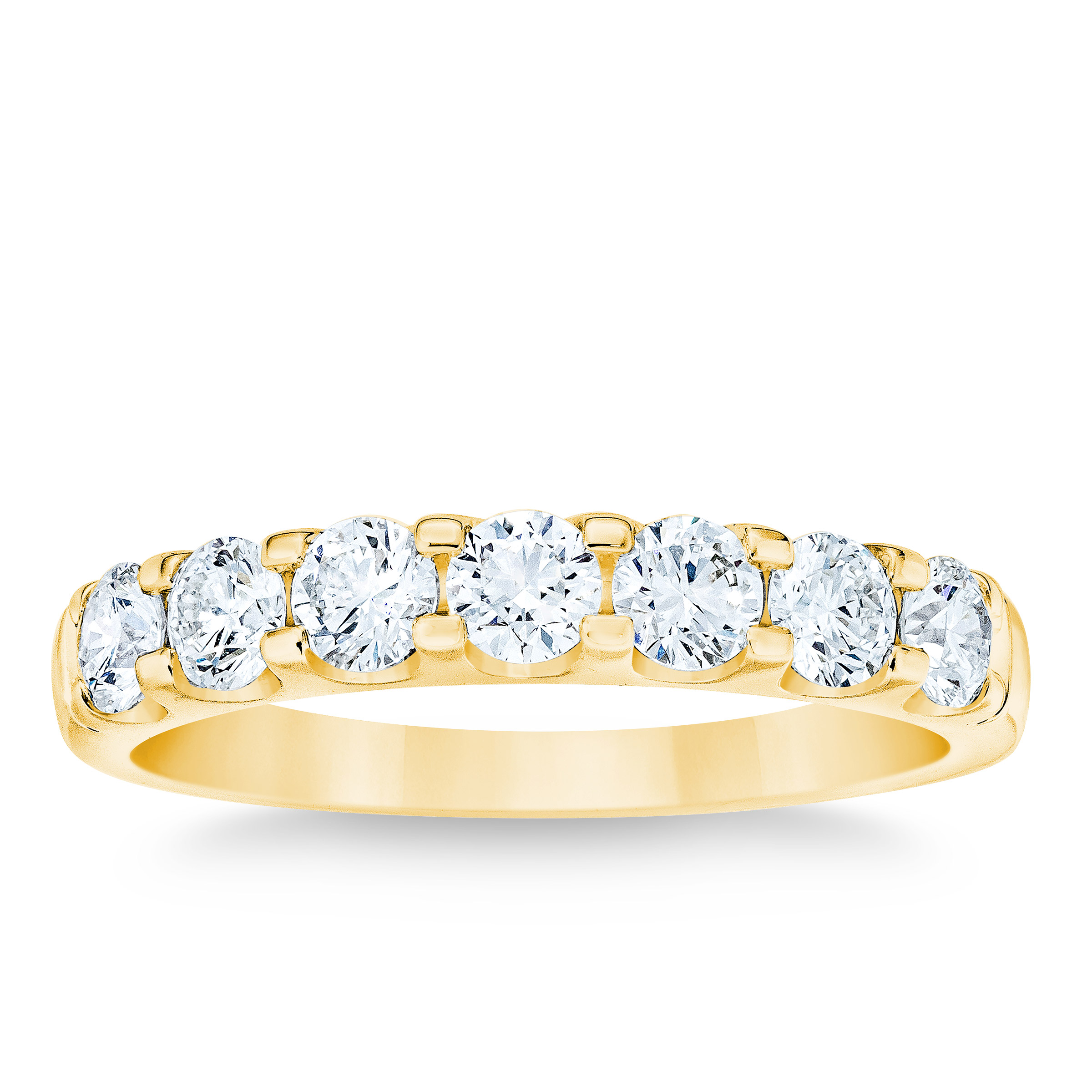Round Brilliant 1.00 ctw VS2 Clarity  G Color Diamond 14kt Gold Band