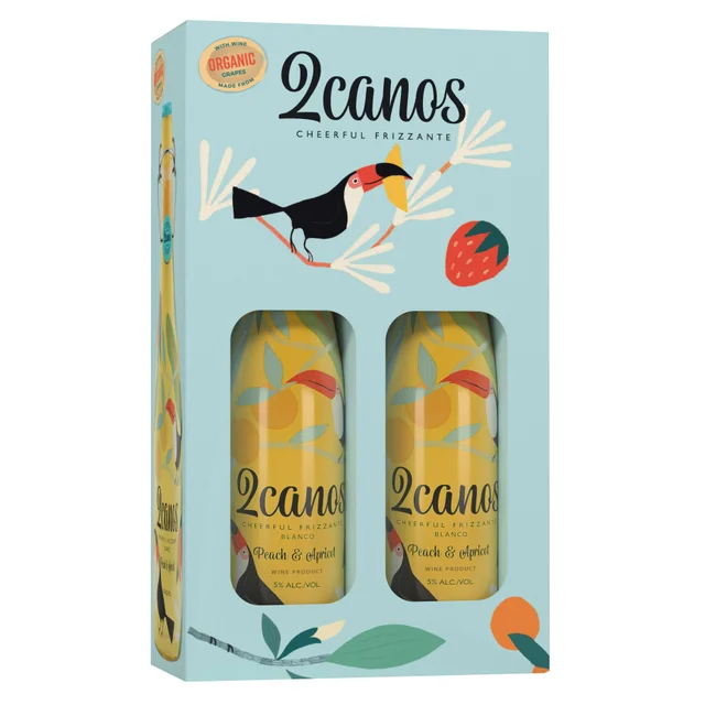 2CANOS FRIZZANTE BLANCO 2PK SPAIN 2/750ML
