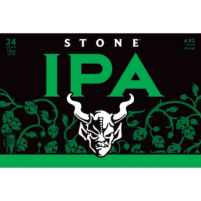 STONE BREWING CO. INDIA PALE ALE SAN DIEGO 24/12OZ CANS