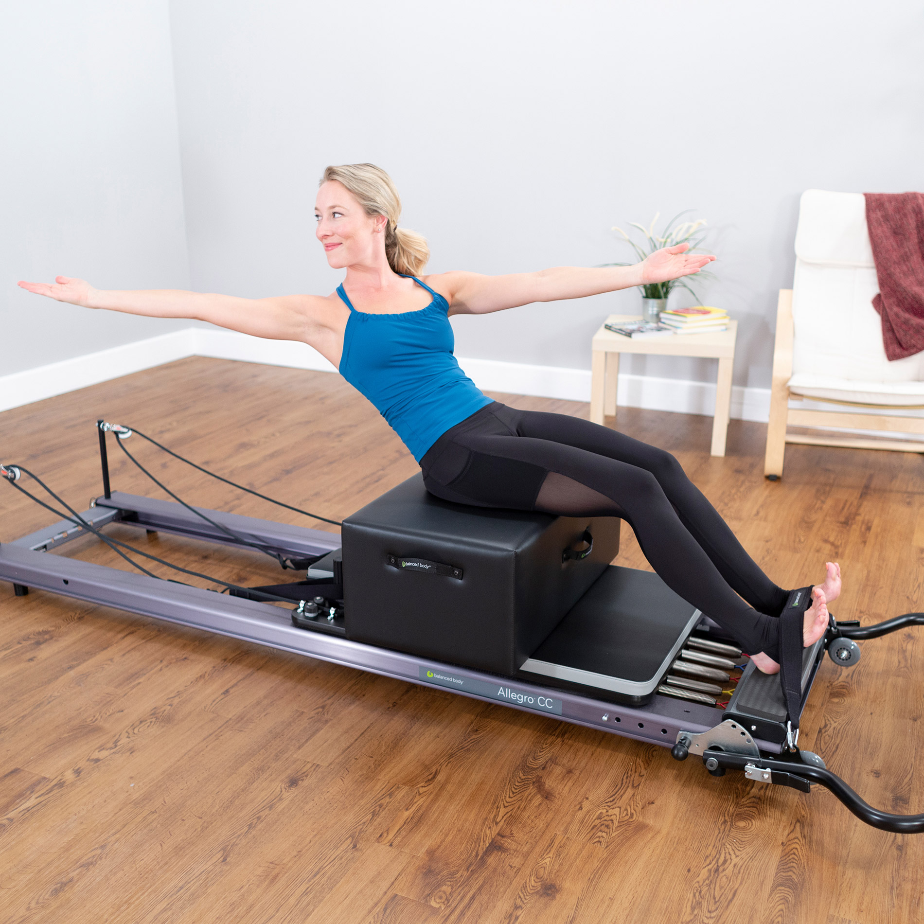 Pilates Allegro CC Reformer by Balanced Body with Free 1-Year Streaming Video