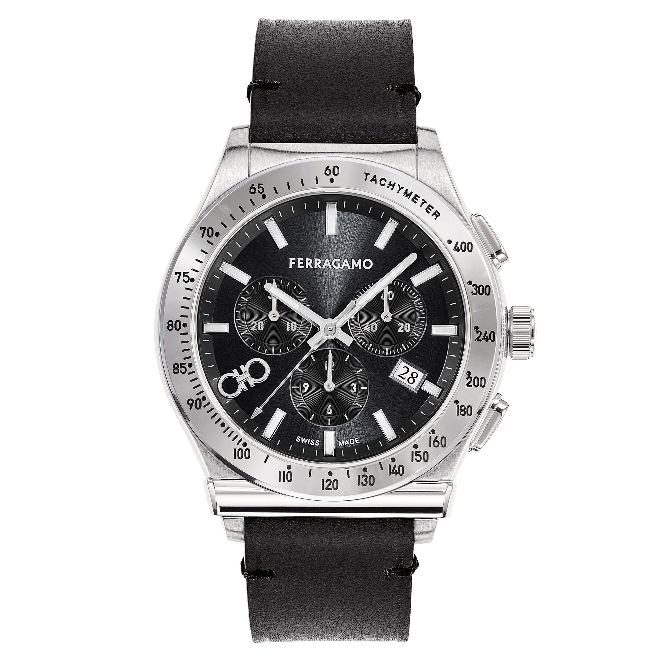 Ferragamo 1927 Chrono Black Dial Men's Watch | Costco