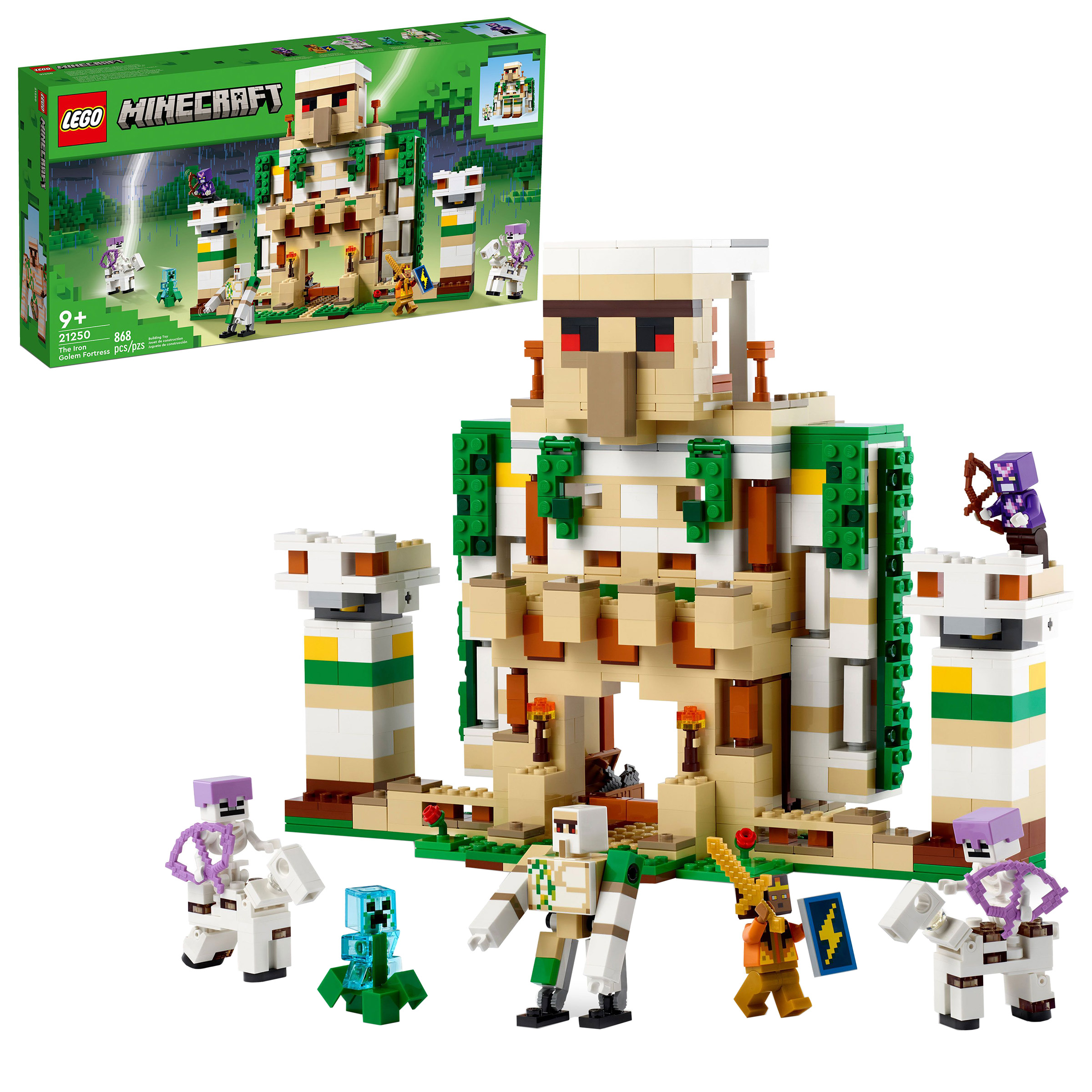 LEGO Minecraft The Iron Golem Fortress 21250