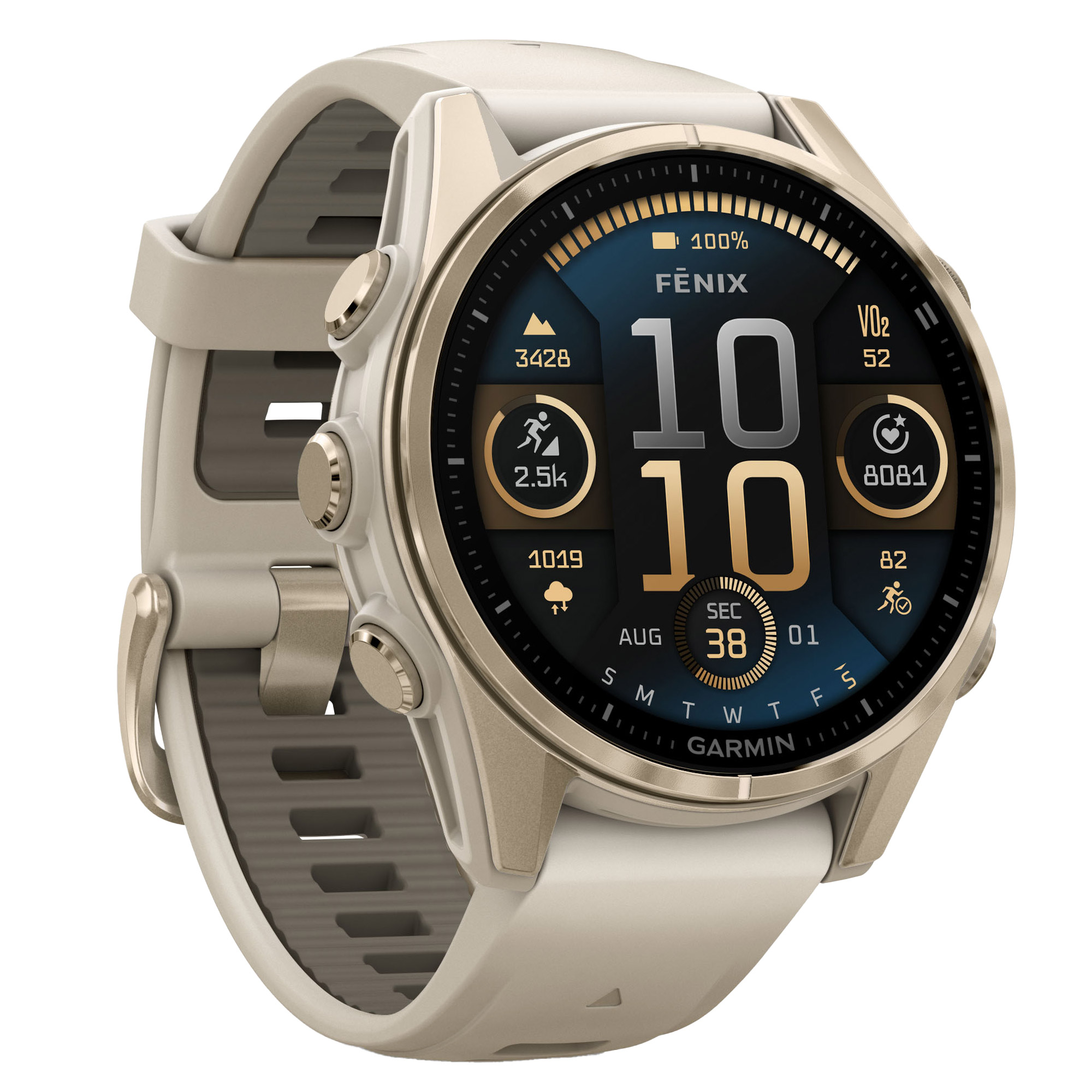 Garmin - Montre intelligente Fenix 8 43 mm, comprend des câbles de chargement USB-C et USB-A