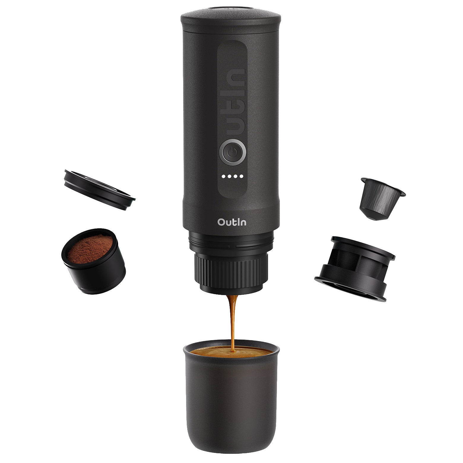 OutIn Nano Portable Espresso Machine Travel Kit | Costco