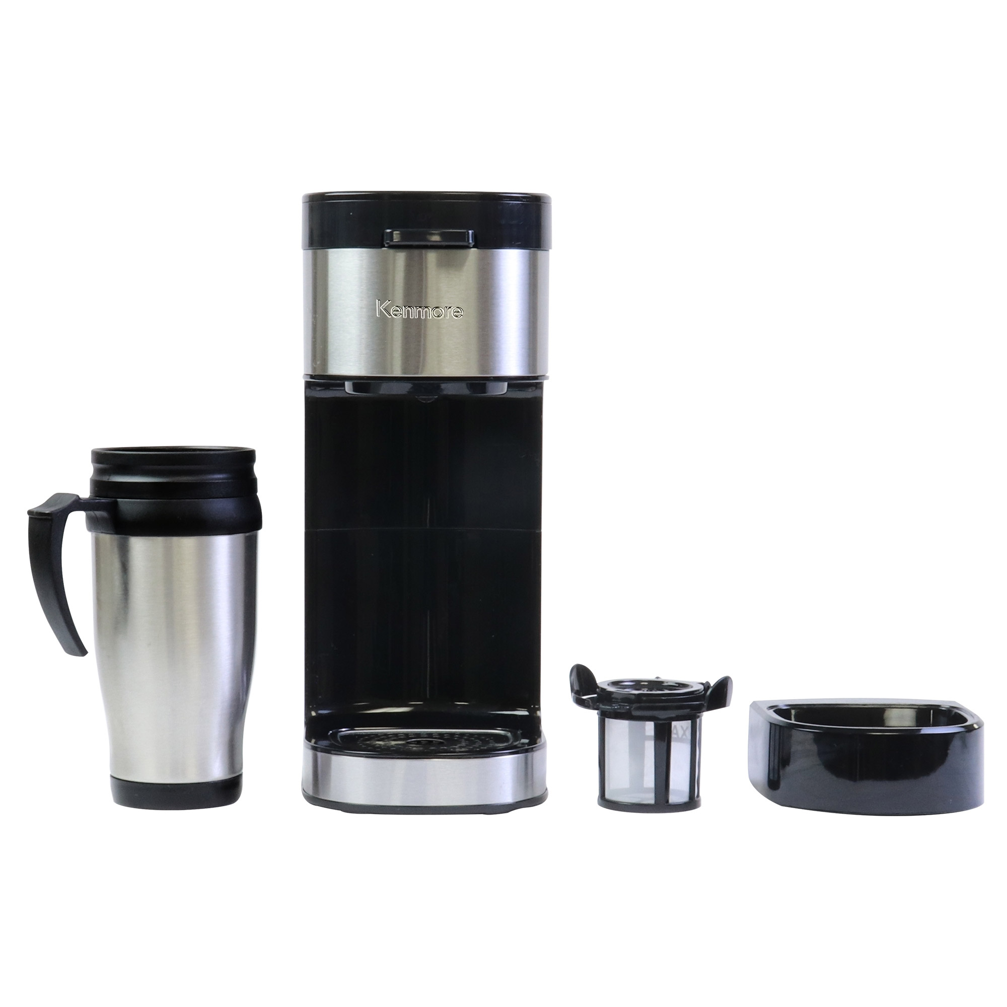 Kenmore Single Serve K-Cup Coffee Maker with Travel Mug