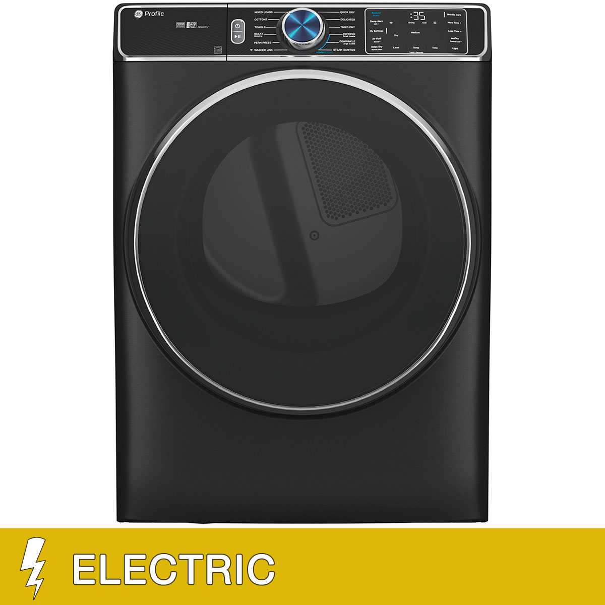 GE Profile 7.8 cu. ft. Smart ELECTRIC Front Load Dryer with Steam and Sanitize Cycle