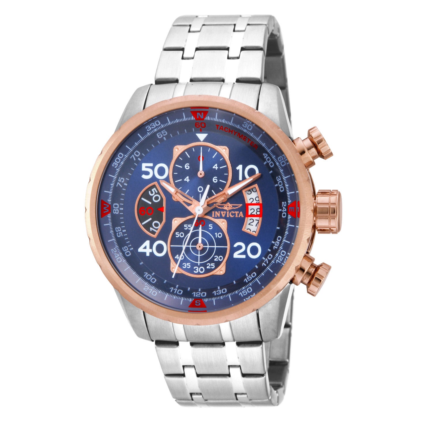 INVICTA Aviator Stainless Steel Chronograph Men