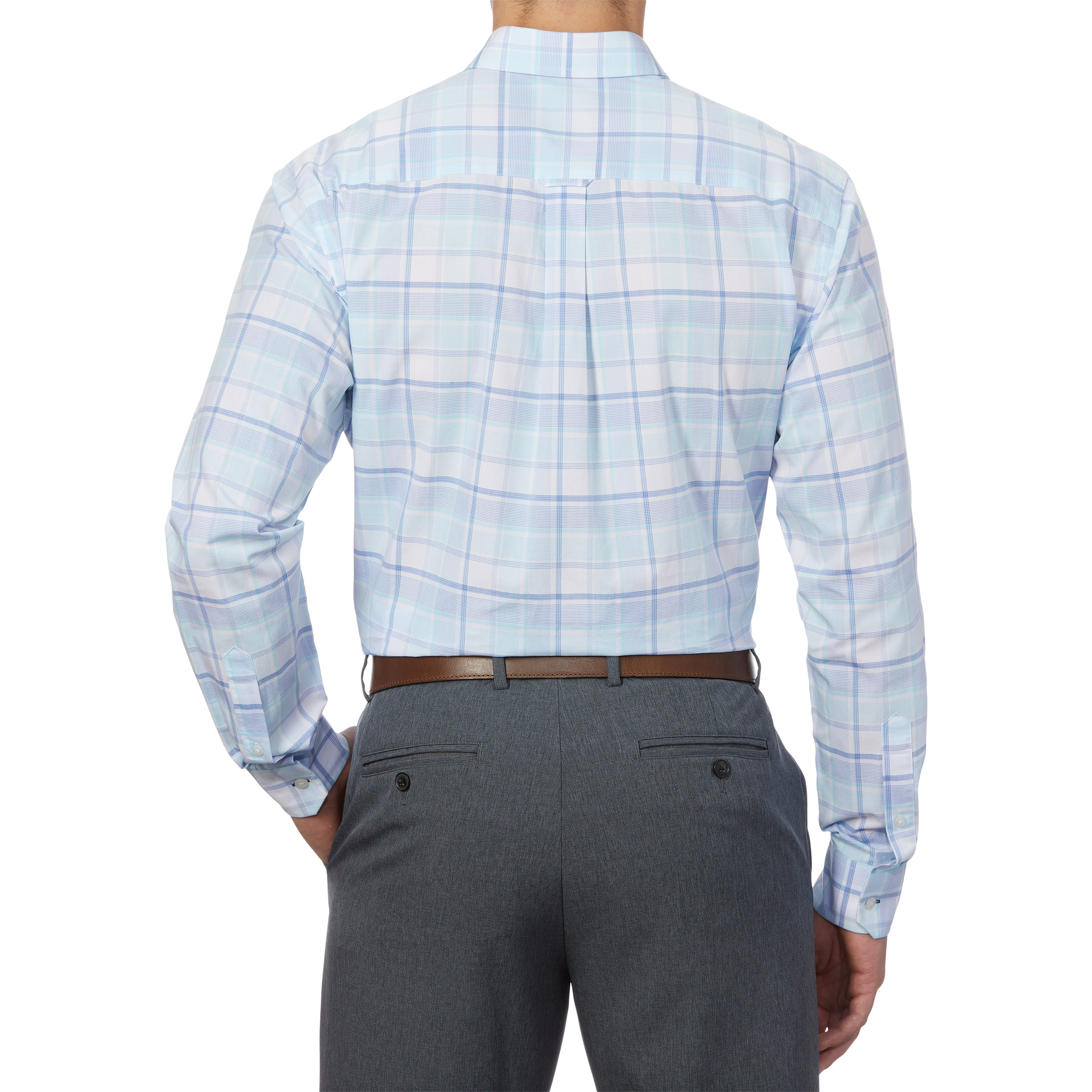 white christmas dresses Performance Comfort L/S Shirt - Izod Sportswear - Estate Blue main image 1
