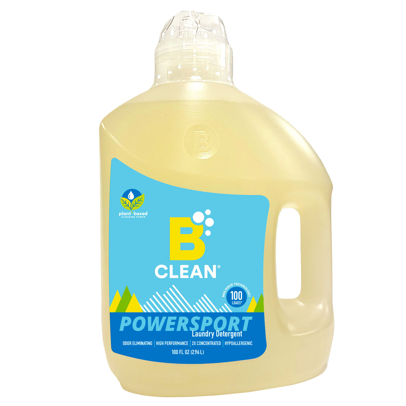 Boulder Clean Power Sport Liquid Laundry Detergent  Arctic Blast  100 Loads  100 fl oz