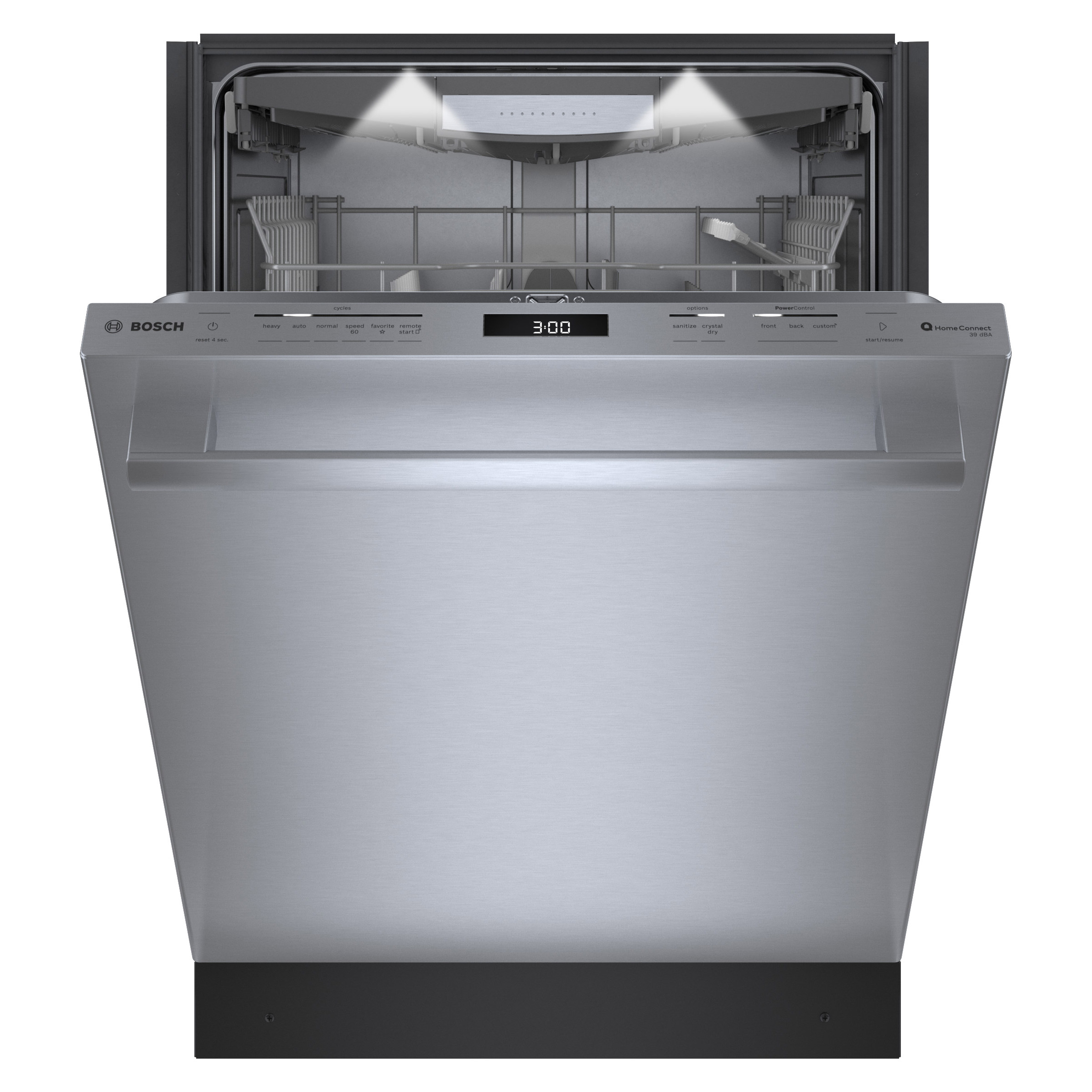 Bosch Benchmark Series Bar Handle Smart Load Dishwasher, 38