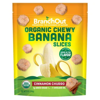 BRANCH OUT ORGANIC CHURRO BANANA BITES 10 OZ