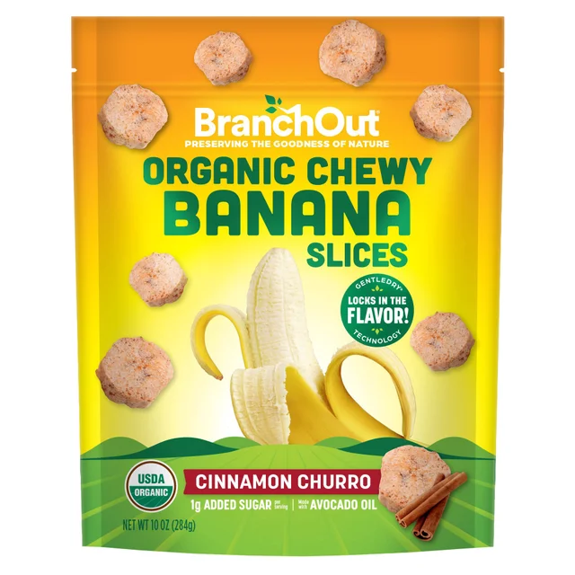 BRANCH OUT ORGANIC CHURRO BANANA BITES 10 OZ