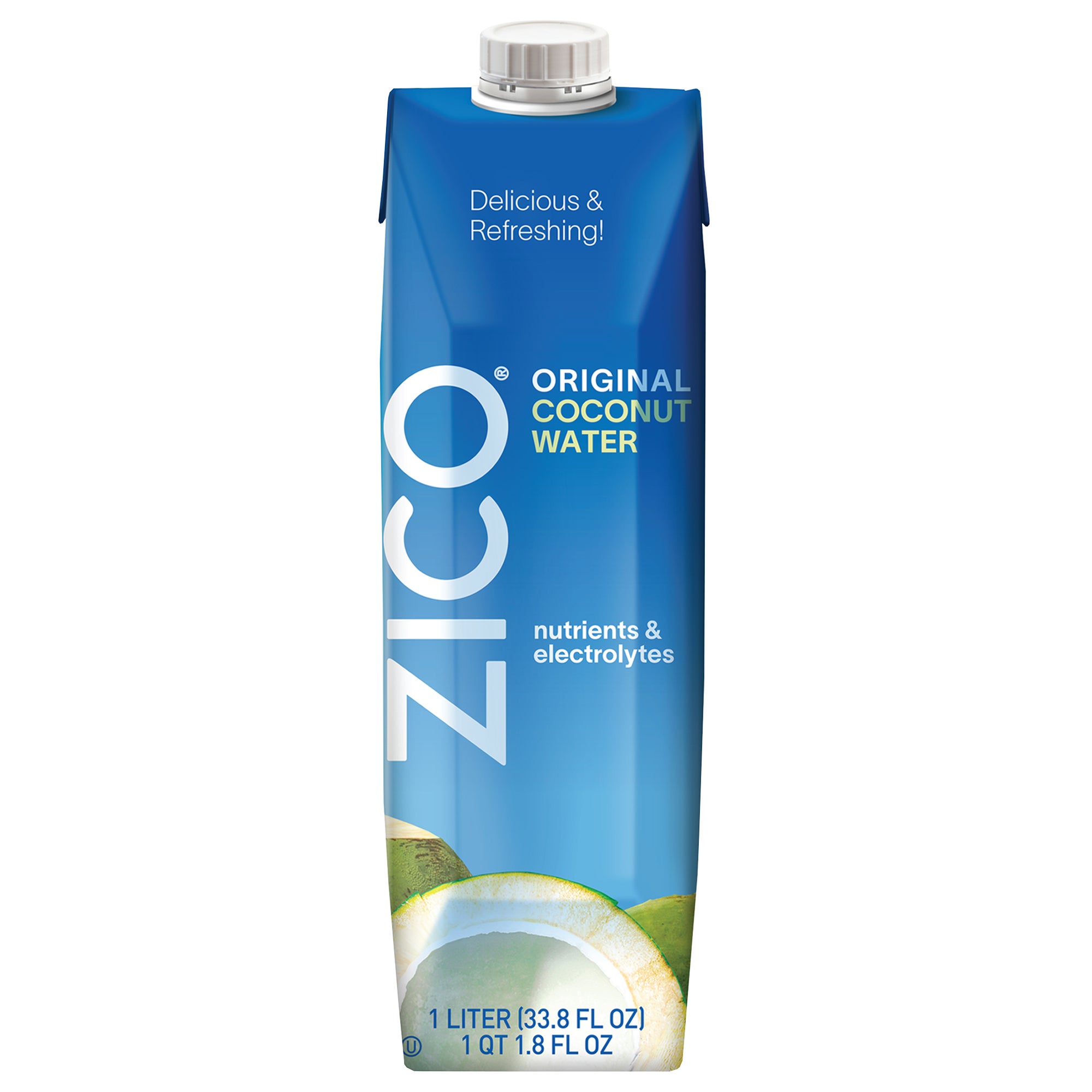 ZICO Coconut Water, Original, 33.8 fl oz, 6 ct | Costco
