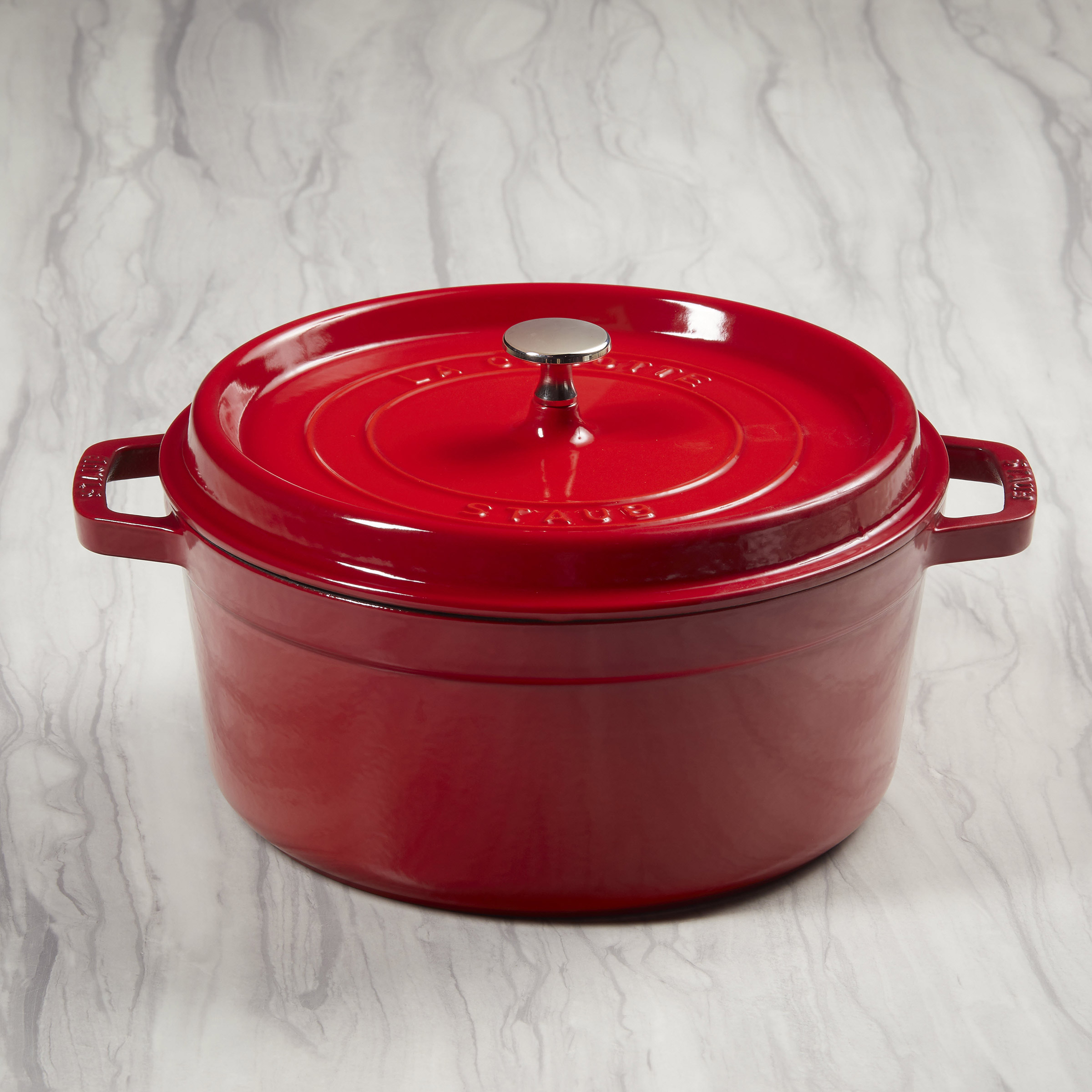Staub Round Enameled Cast Iron Cocotte Costco