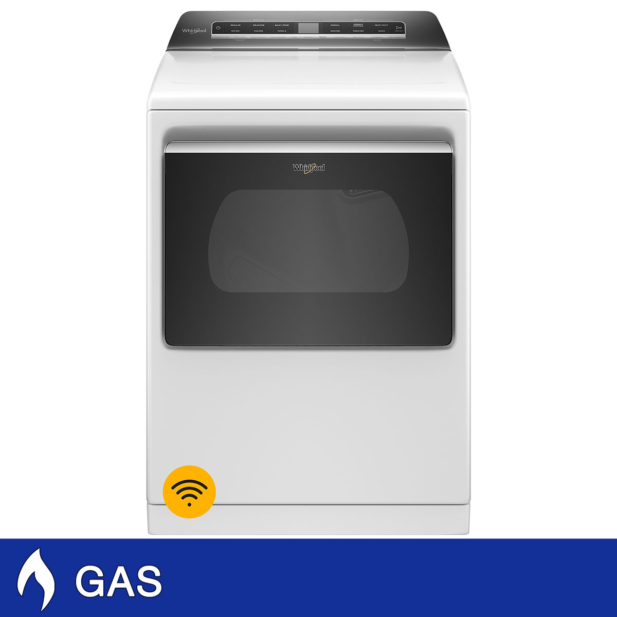 Whirlpool 7.4 cu. ft. GAS Dryer with Advanced Moisture Sensing