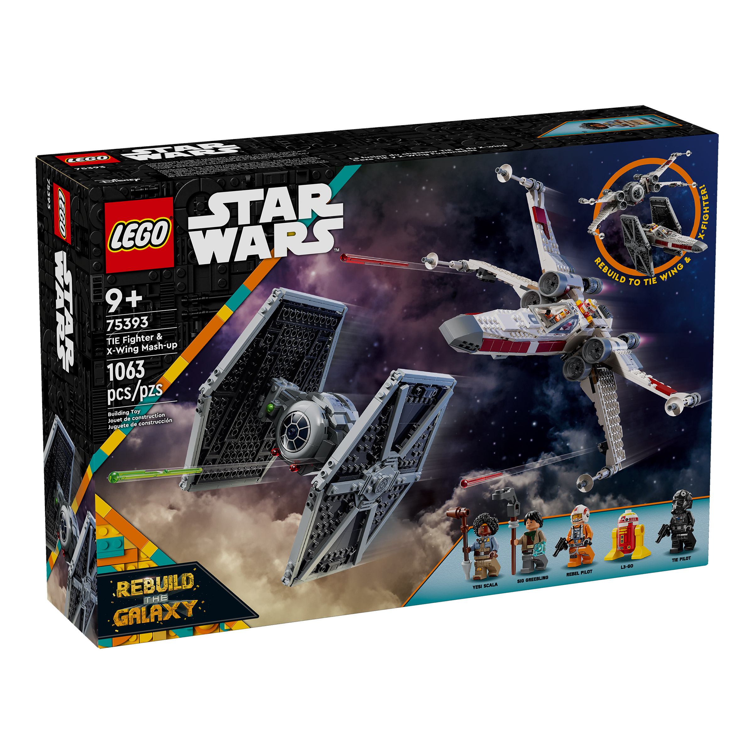 LEGO Star Wars TIE Fighter & X-Wing Mash-up 75393 | Costco