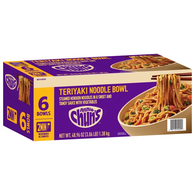 ANNIE CHUN'S TERIYAKI NOODLE BOWL 6/8.16 OZ