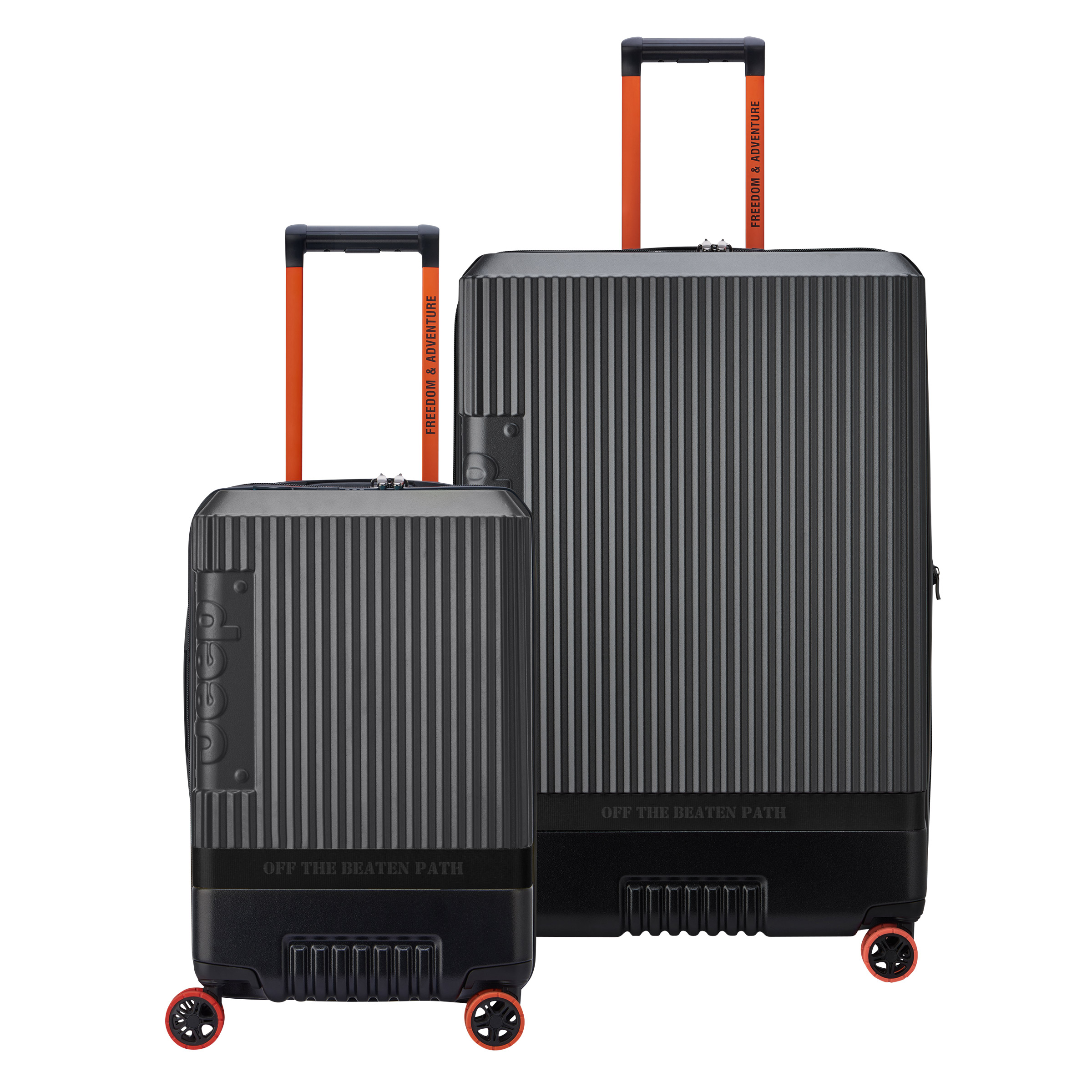 Jeep JH001A Path 2-piece Hardside Set Anthracite