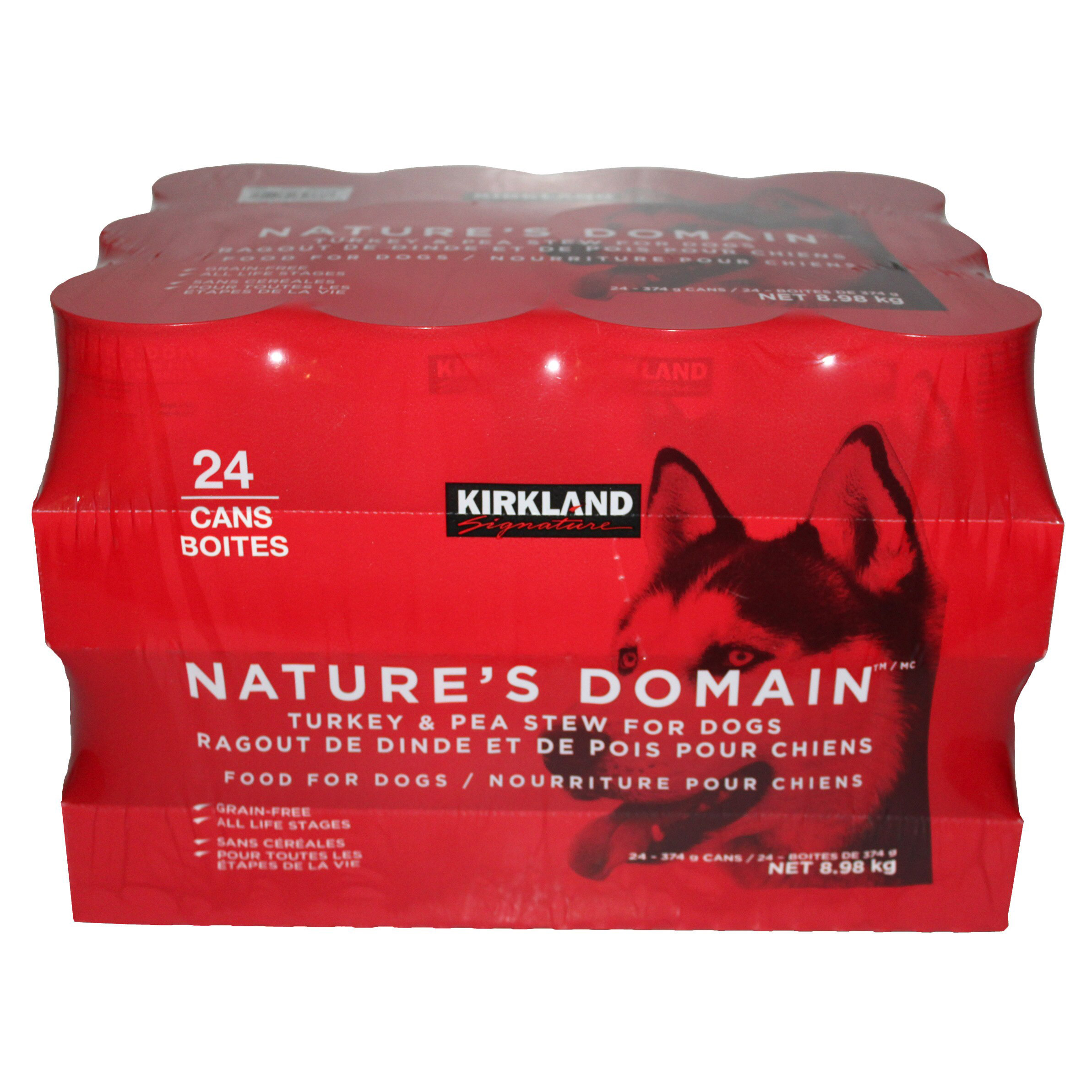 Kirkland Signature Nature's Domain Turkey and Pea Stew Canned Dog