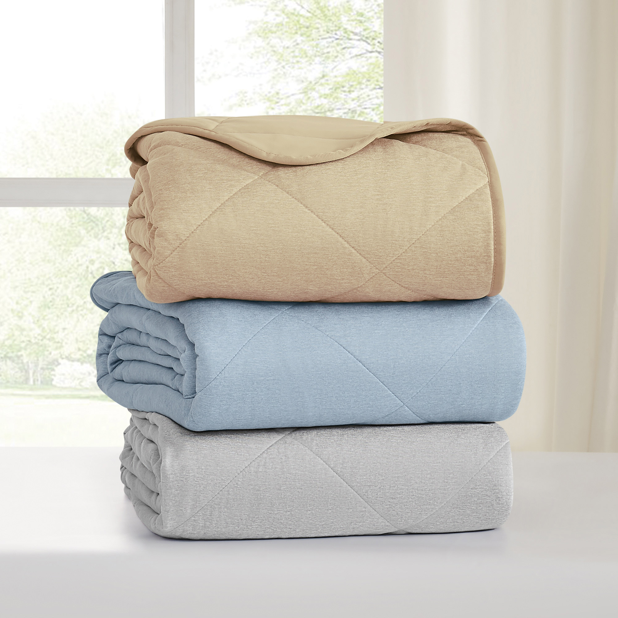 Costco Gray Cooling Blanket