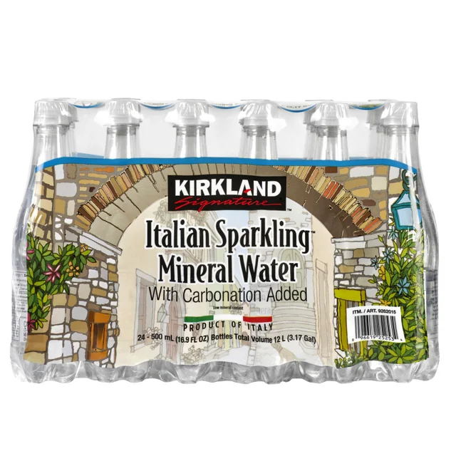 KIRKLAND SIGNATURE ITALIAN SPRKLING WATER 24/16.9OZ