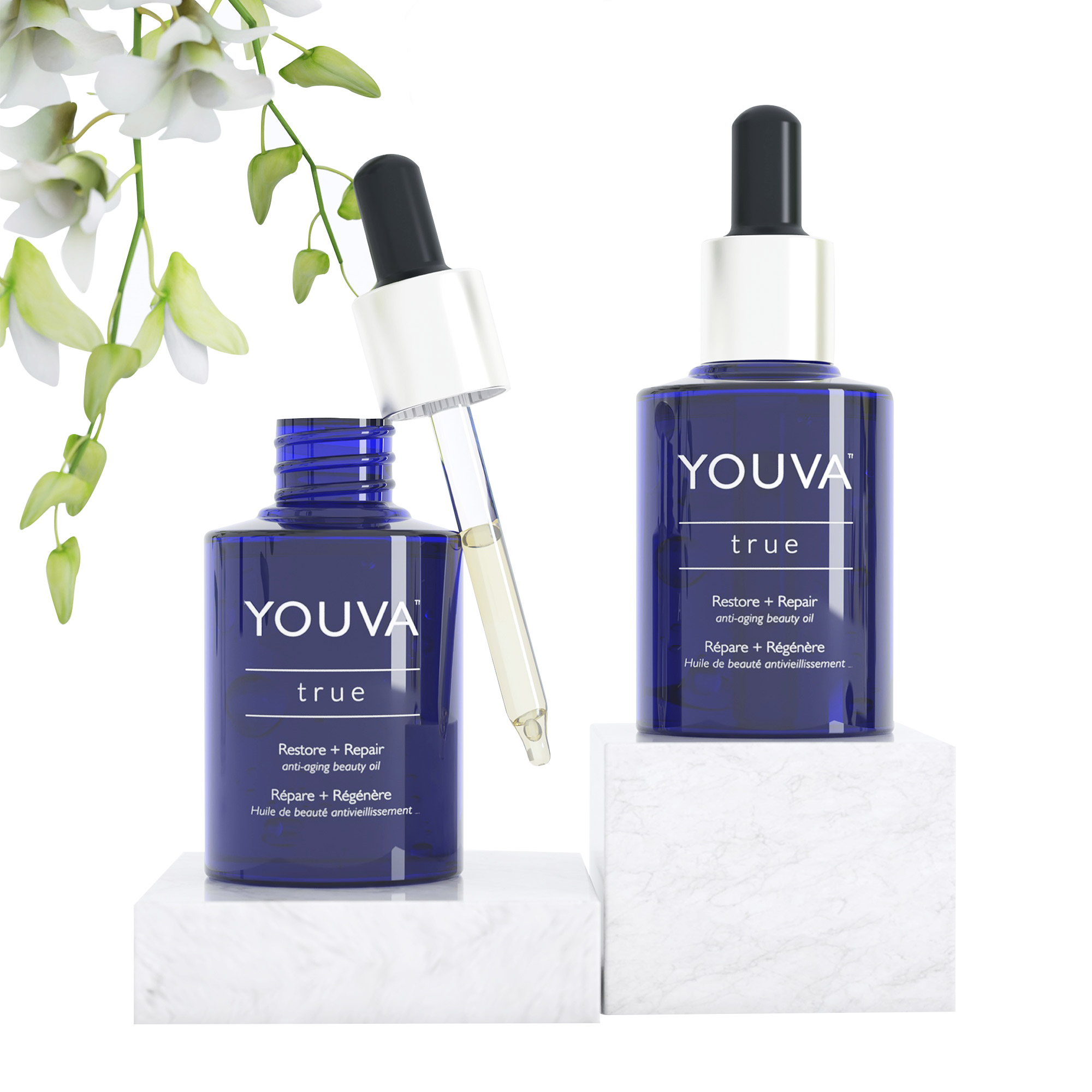 Youva True Anti-Aging Beauty Oil Duo