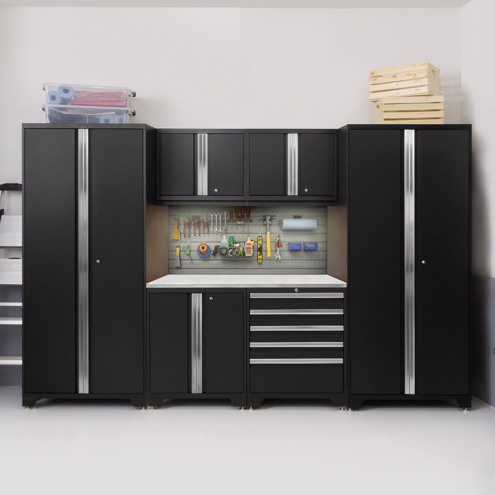 NewAge Products Pro 3.0 Series Storage Cabinet 7-piece Set