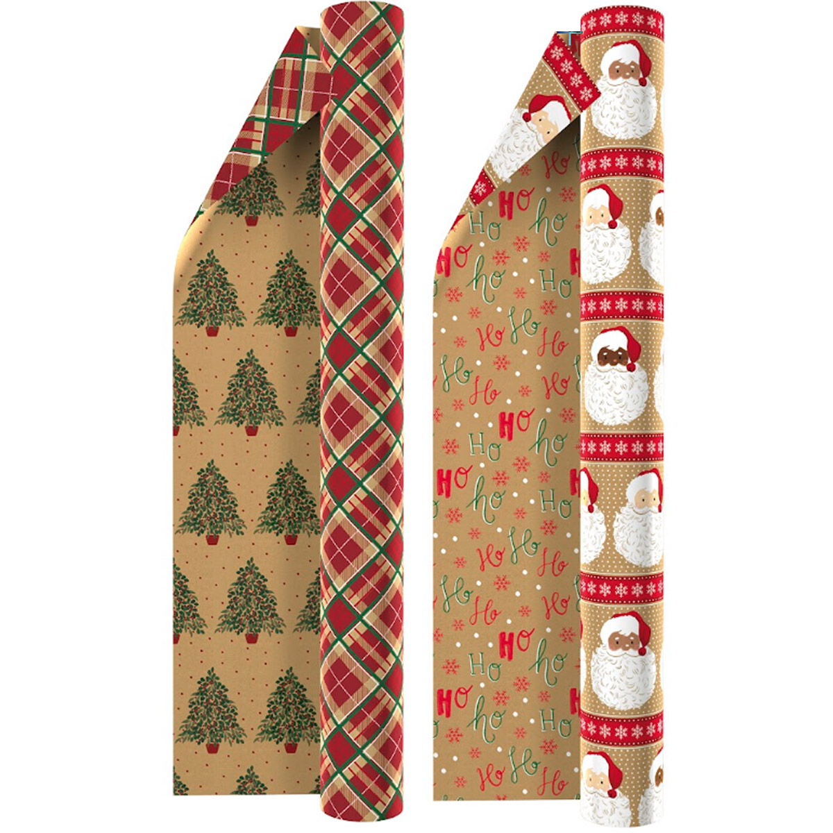 Kirkland Signature Double-sided Counter Roll Gift Wrap  2-rolls  540 Sq. Ft. Total