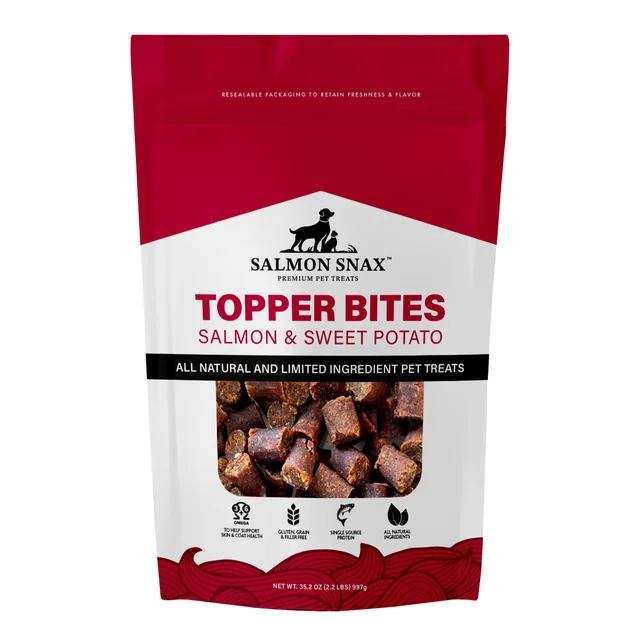 SNIF-SNAX SALMON TOPPE SALMON & SWEET POTATO 2.2 POUNDS