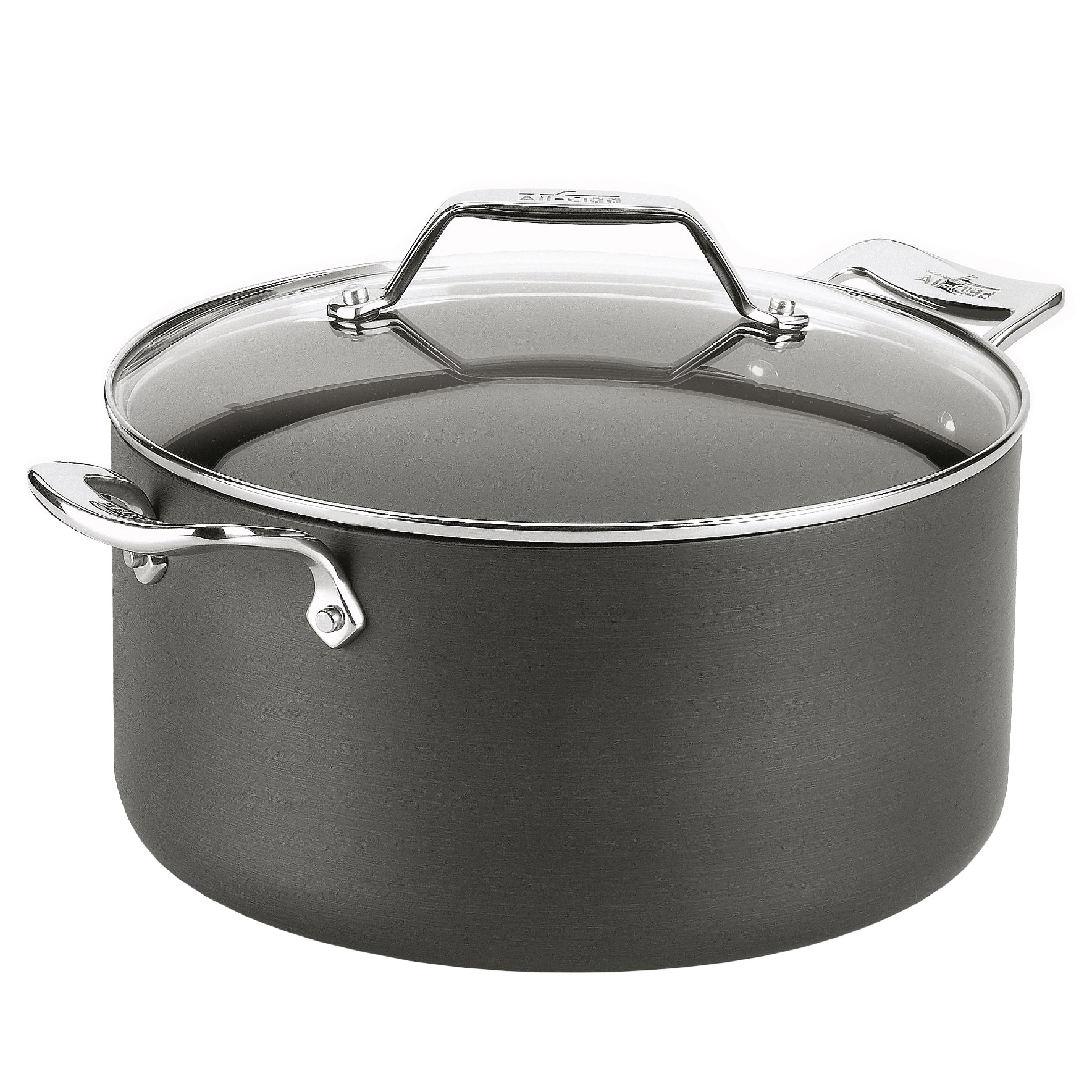 All-Clad Hard Anodized Stock Pot with Glass Lid, 6.6 L (7 qt.)