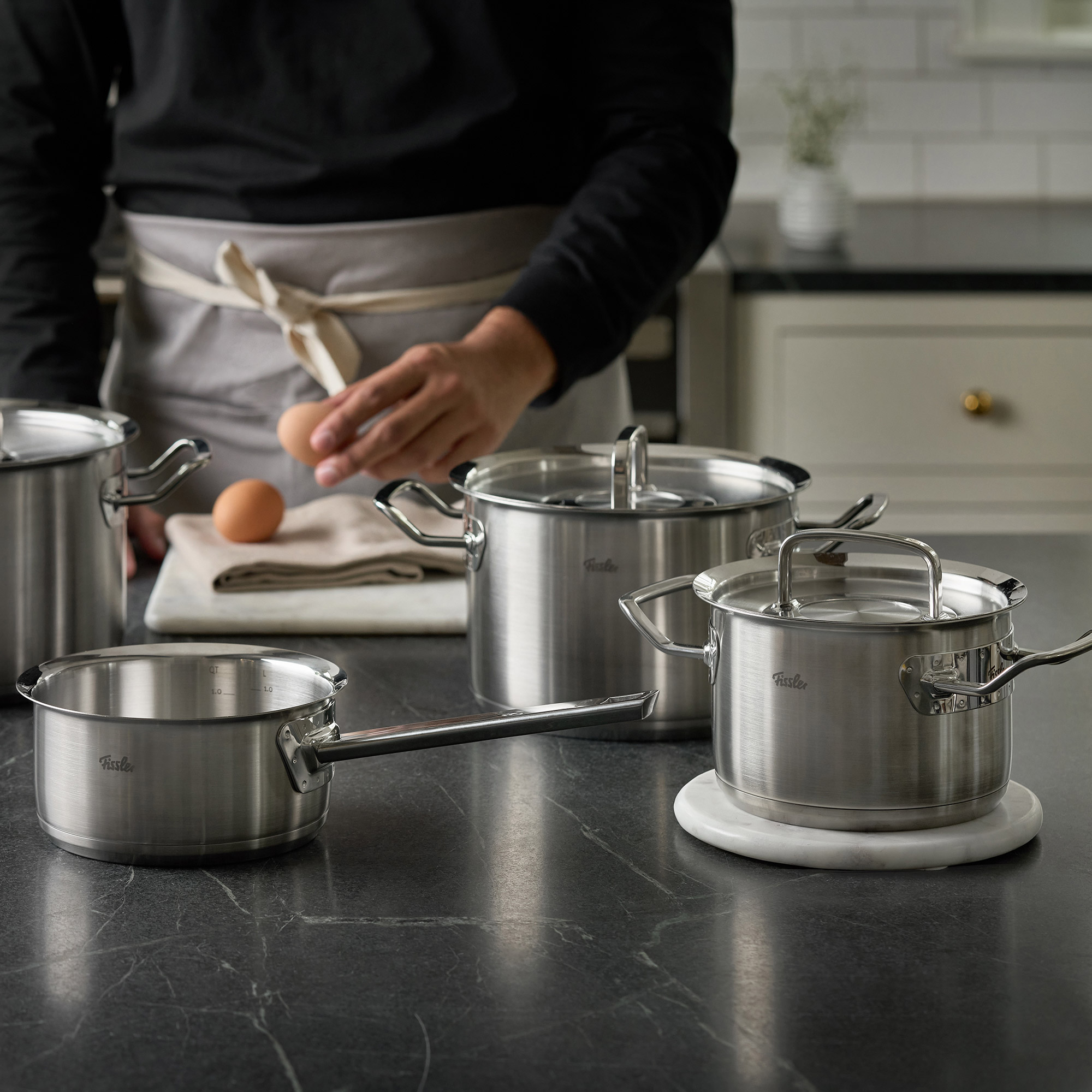 Fissler Original-Profi Collection Stainless Steel Cookware Set, 7