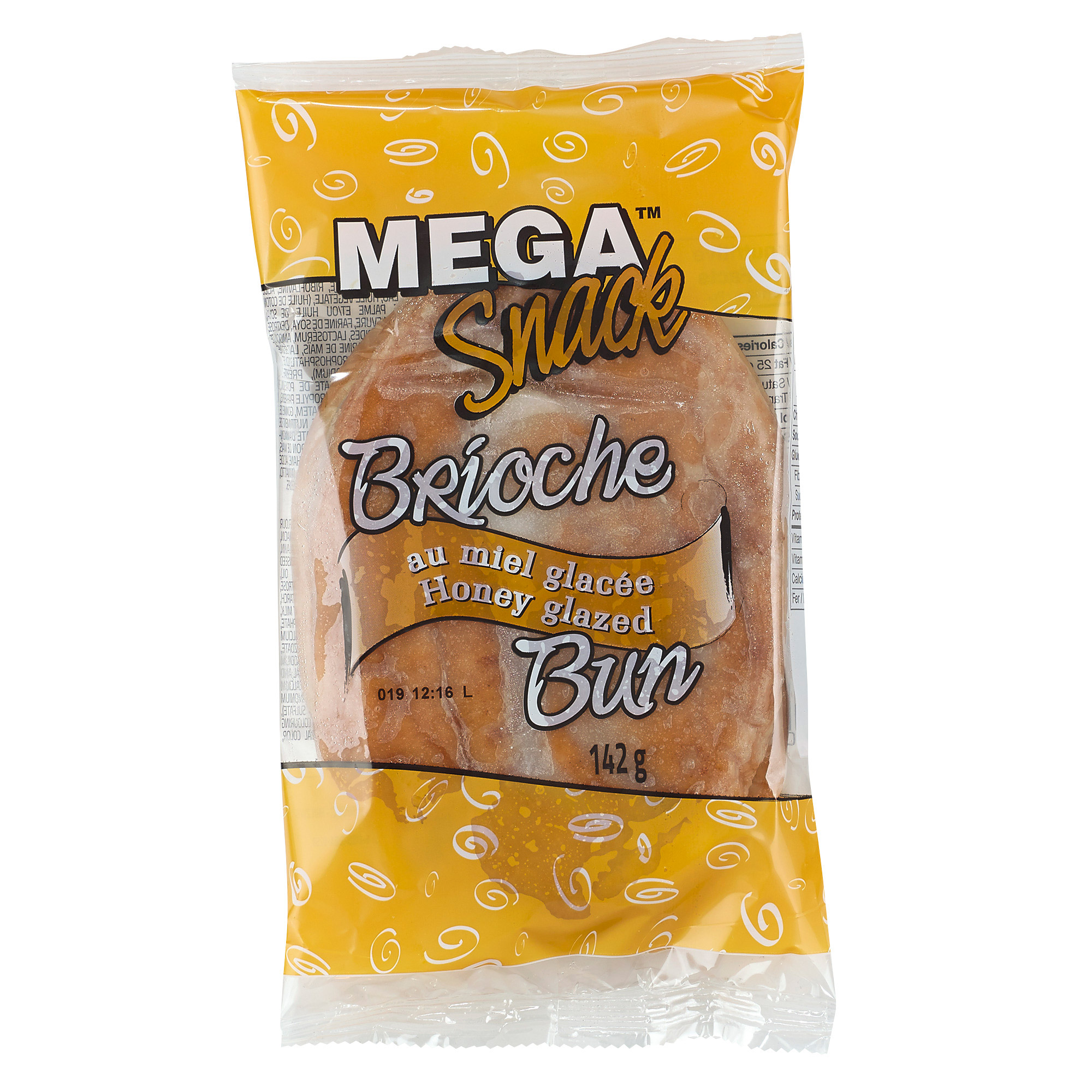 Mega Snack Honey Glazed Buns, 9 × 142 g