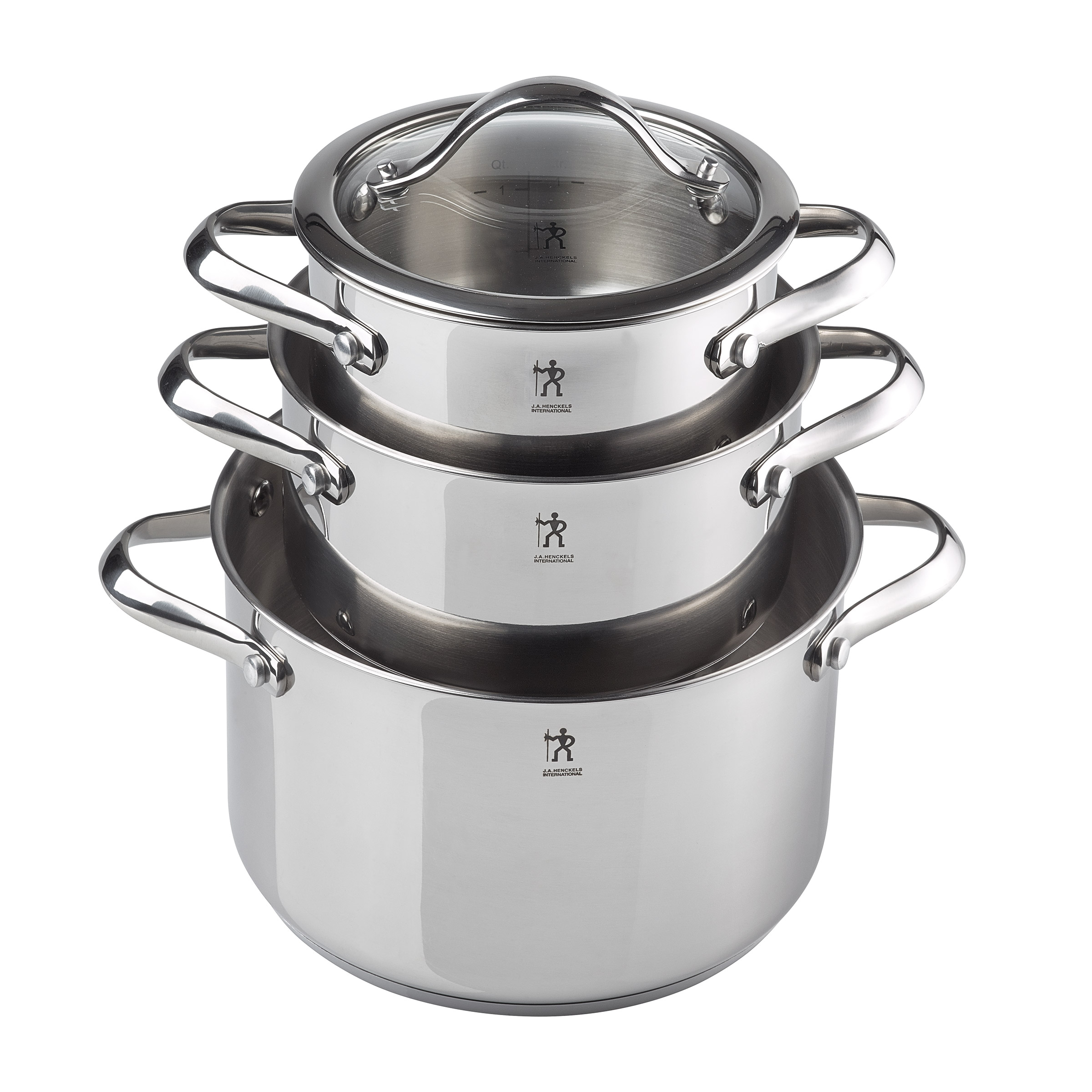 Henckels Aragon Stainless Steel Cookware Set, 6-pieces | Costco