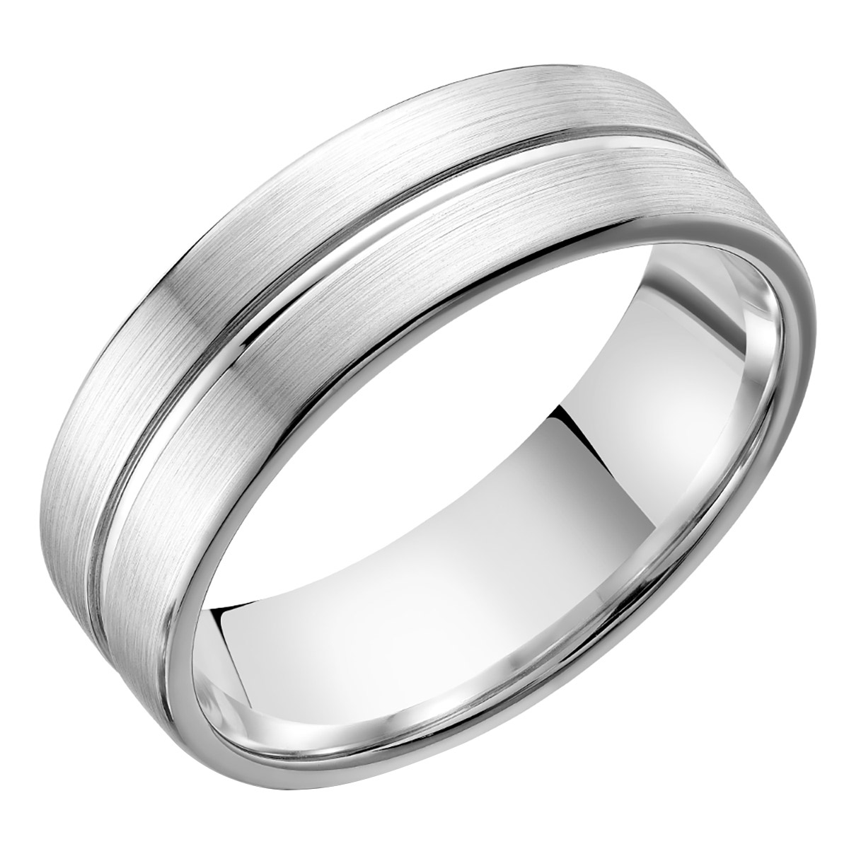 Classic Platinum Men’s Wedding Band