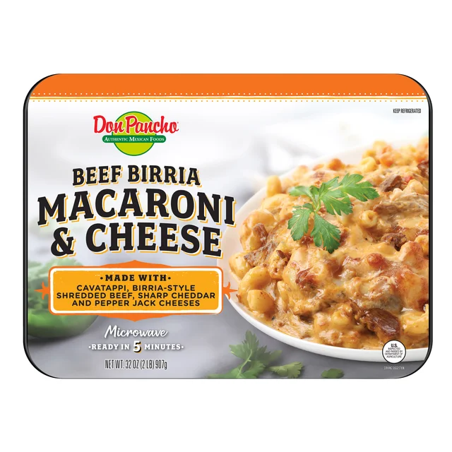 BEEF BIRRIA MACARONI AND CHEESE 32 OZ