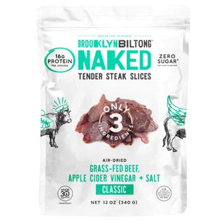 BROOKLYN NAKED AIR DRIED STEAK STRIPS 12 OZ