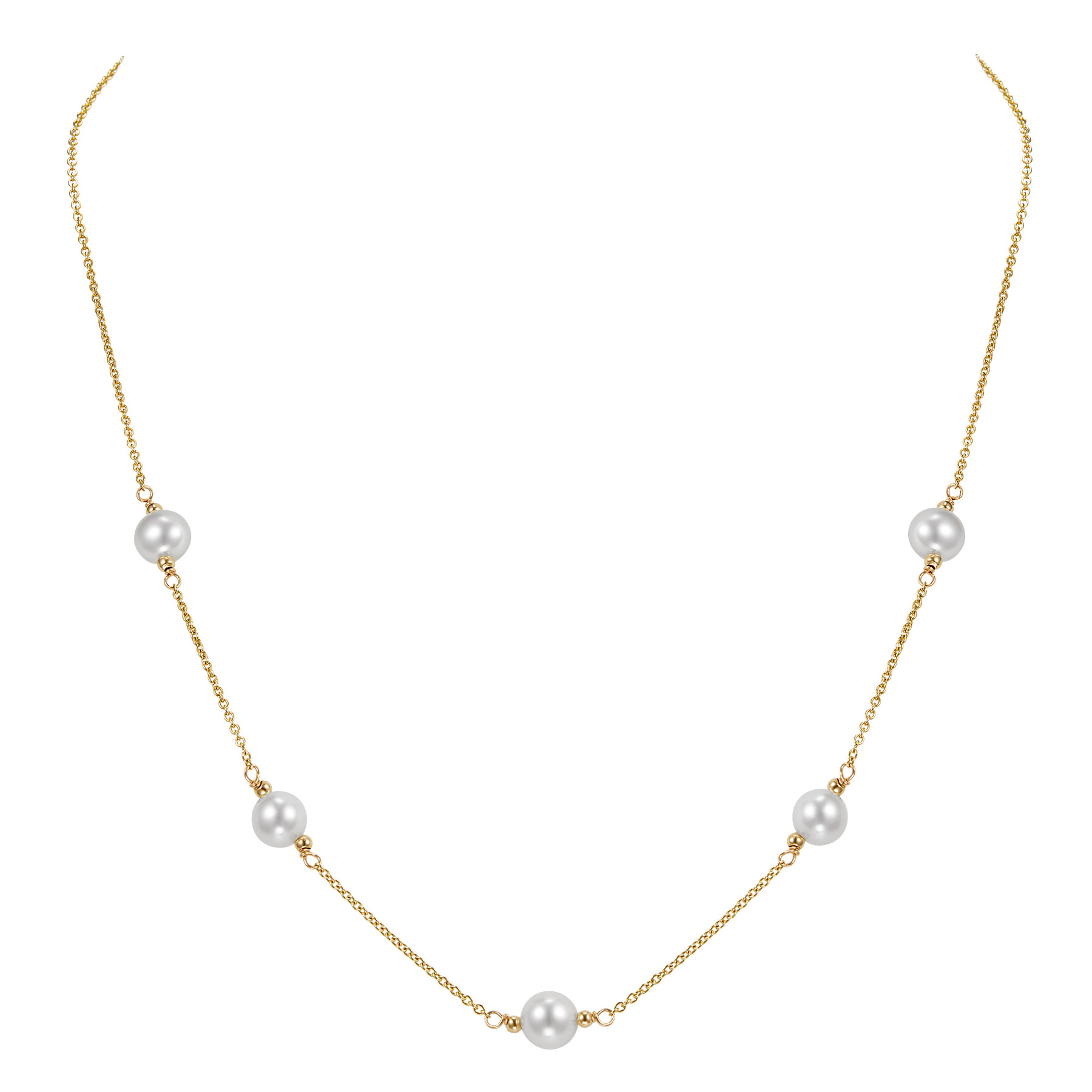 6 – 7 mm Cultured Freshwater Pearl Necklace