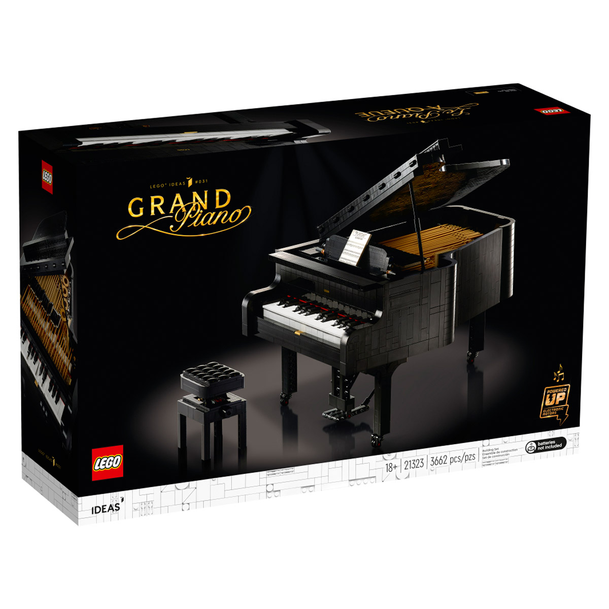 LEGO Ideas Grand Piano – 21323 with Bonus LEGO Botanical Collection: Orchid 10311
